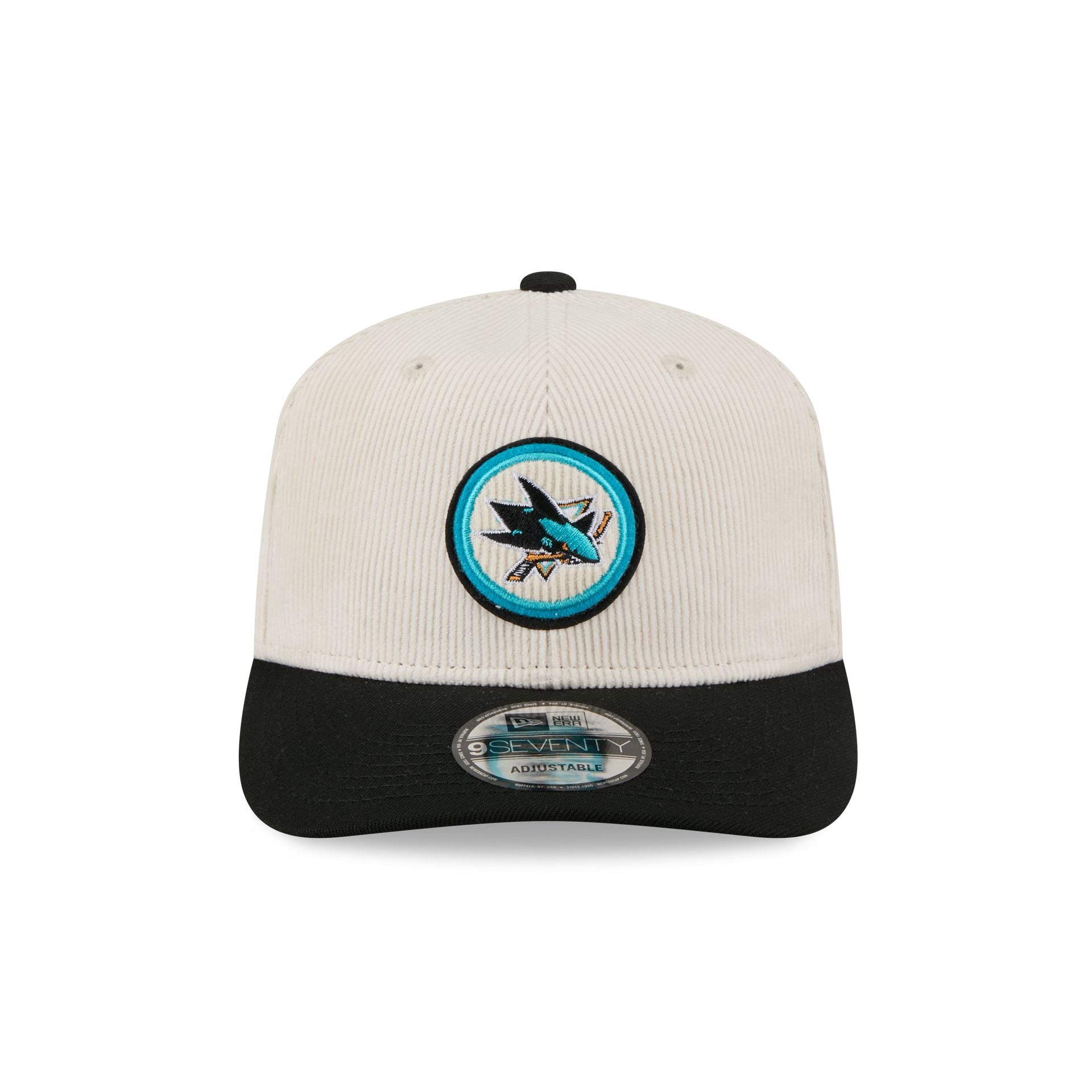 Alternative view of San Jose Sharks Loyal Corduroy 9Seventy Stretch-Snap Hat