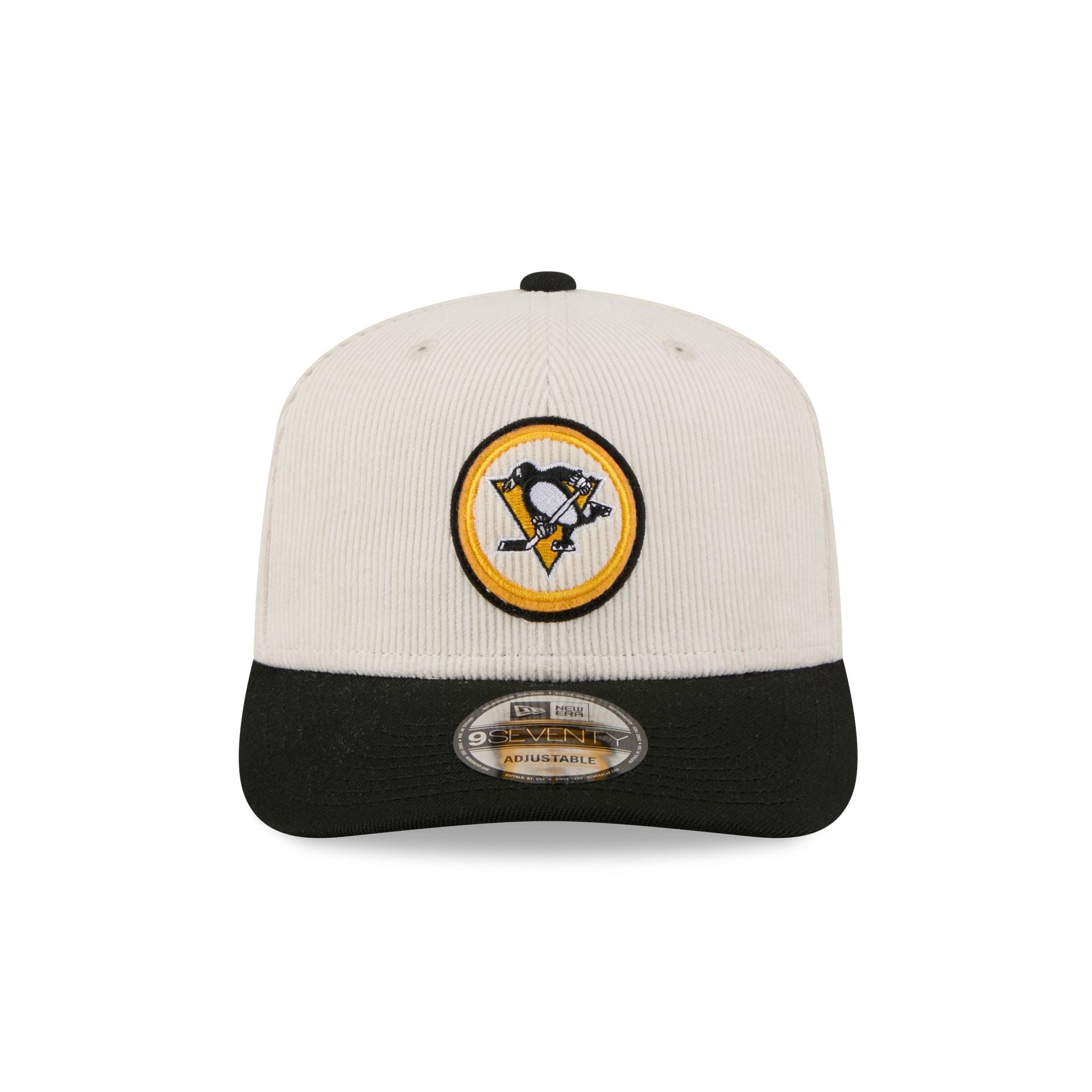Alternative view of Pittsburgh Penguins Loyal Corduroy 9Seventy Stretch-Snap Hat