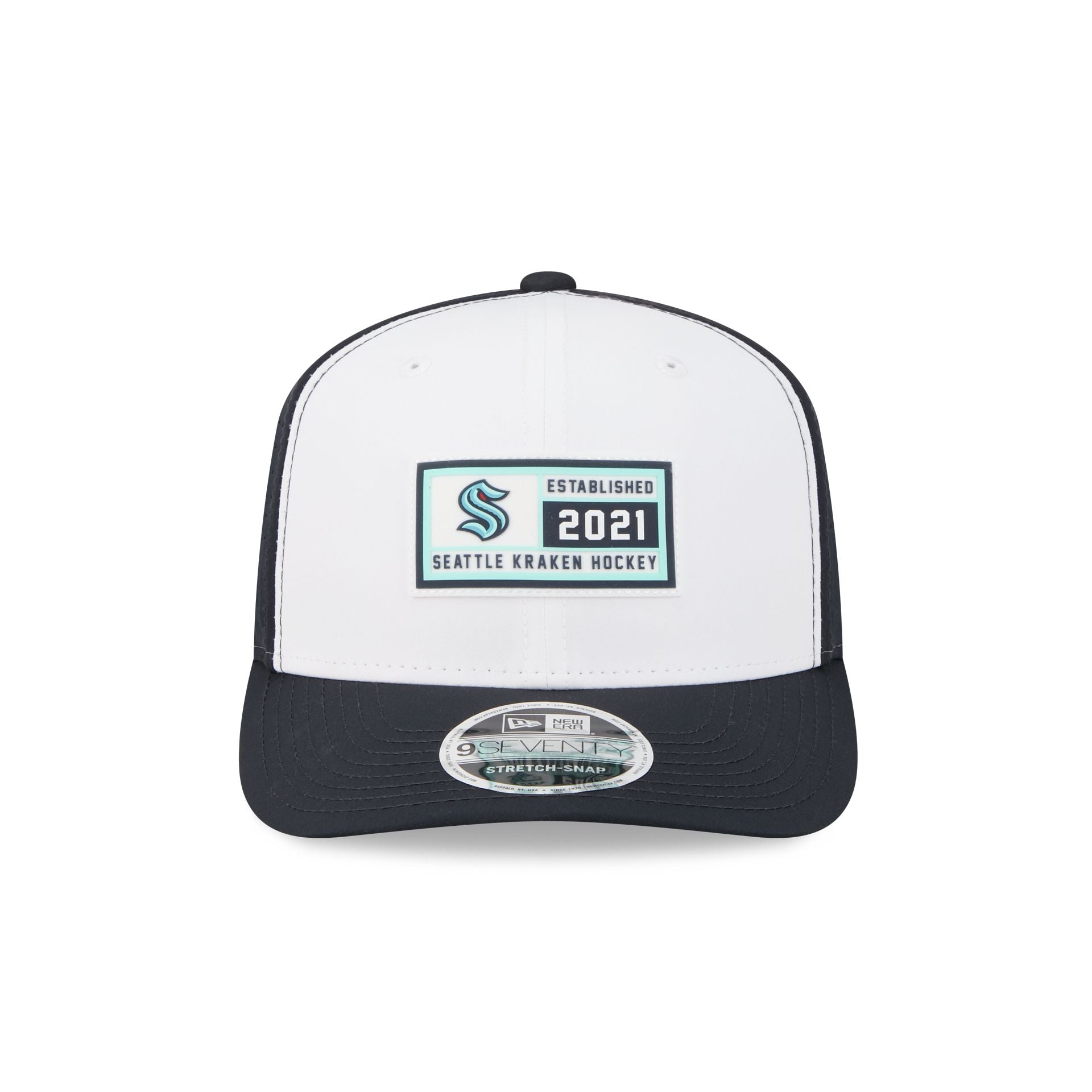 Alternative view of Seattle Kraken Est. Patch 9Seventy Stretch-Snap Hat