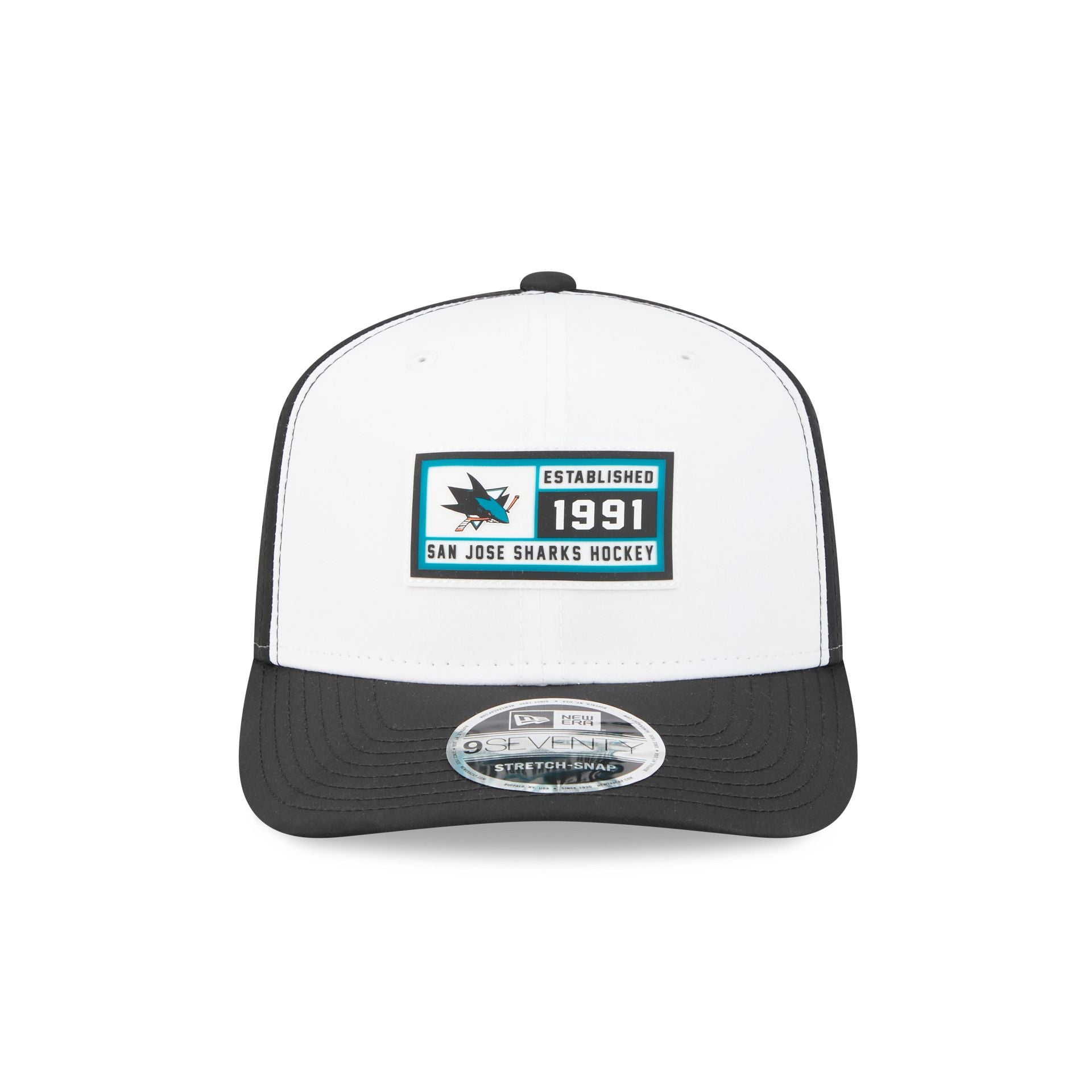 Alternative view of San Jose Sharks Est. Patch 9Seventy Stretch-Snap Hat