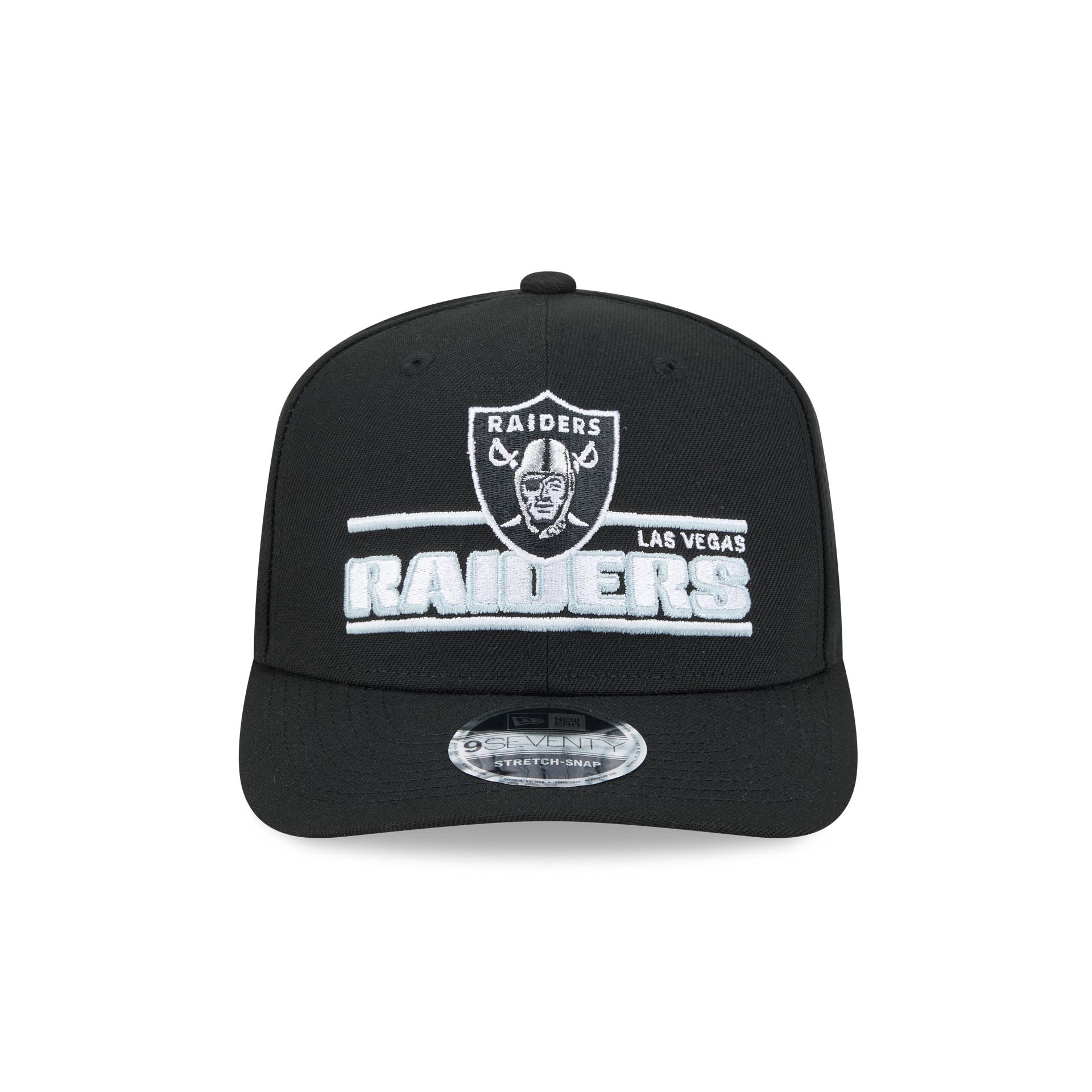 Alternative view of Las Vegas Raiders Stated 9Seventy Stretch-Snap Hat