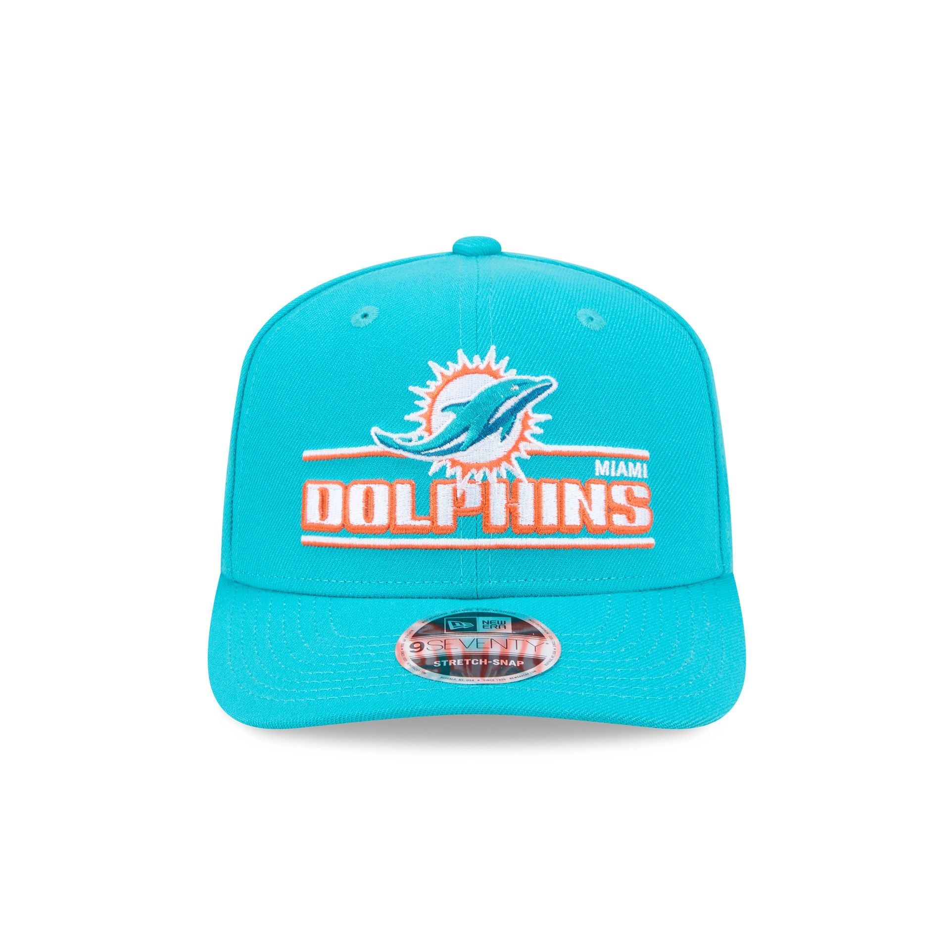 Alternative view of Miami Dolphins Stated 9Seventy Stretch-Snap Hat
