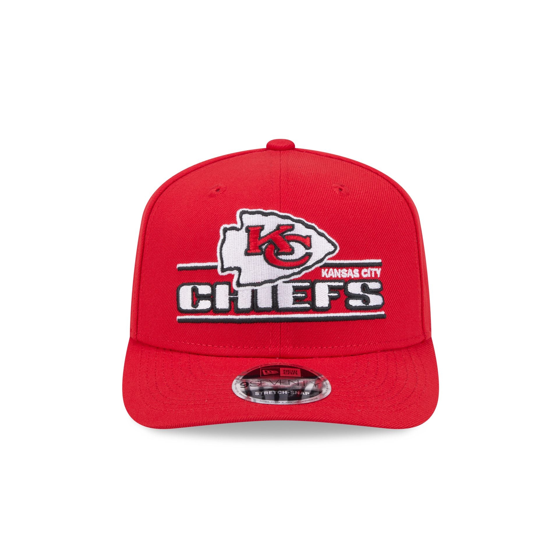 Alternative view of Kansas City Chiefs Stated 9Seventy Stretch-Snap Hat