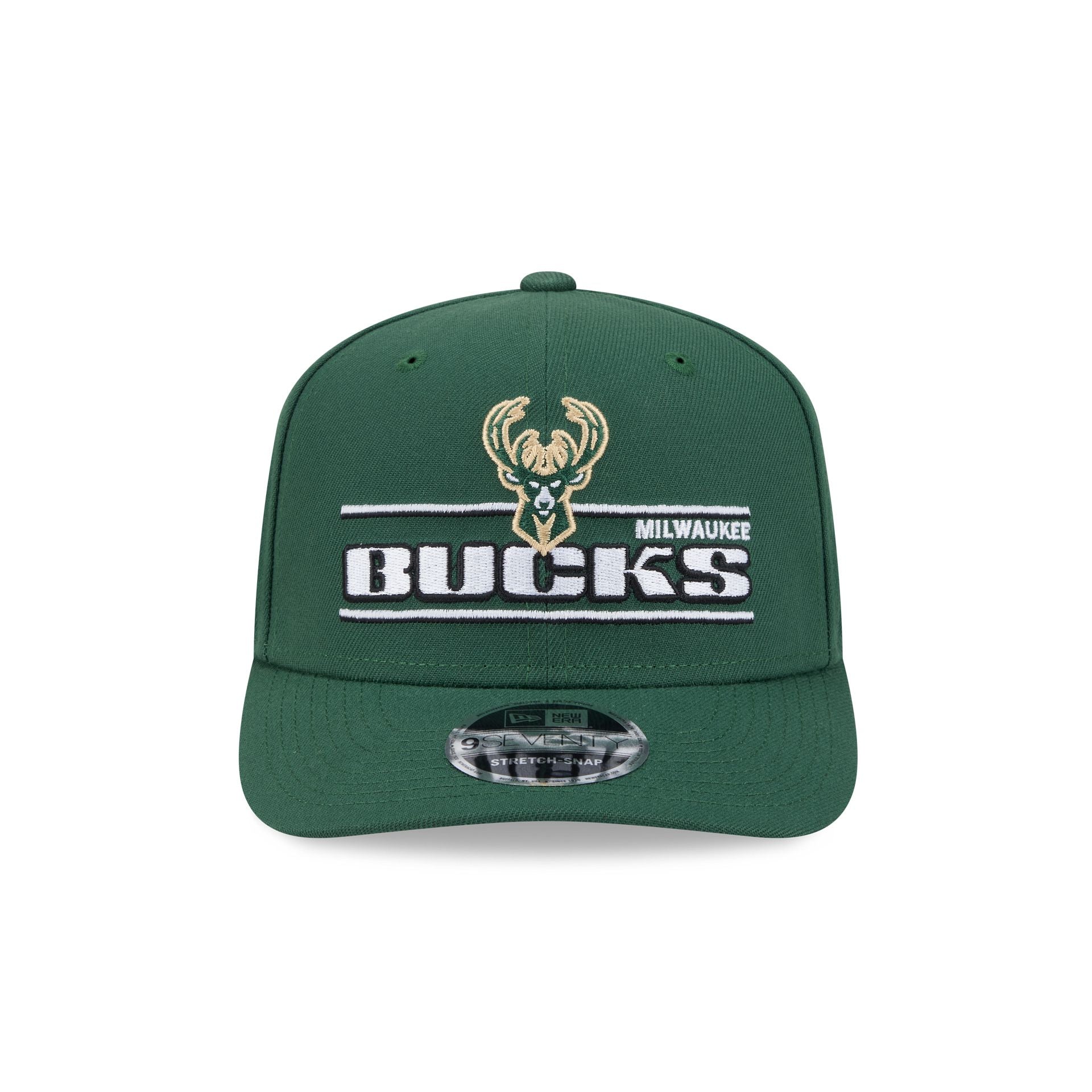 Alternative view of Milwaukee Bucks Stated 9Seventy Stretch-Snap Hat