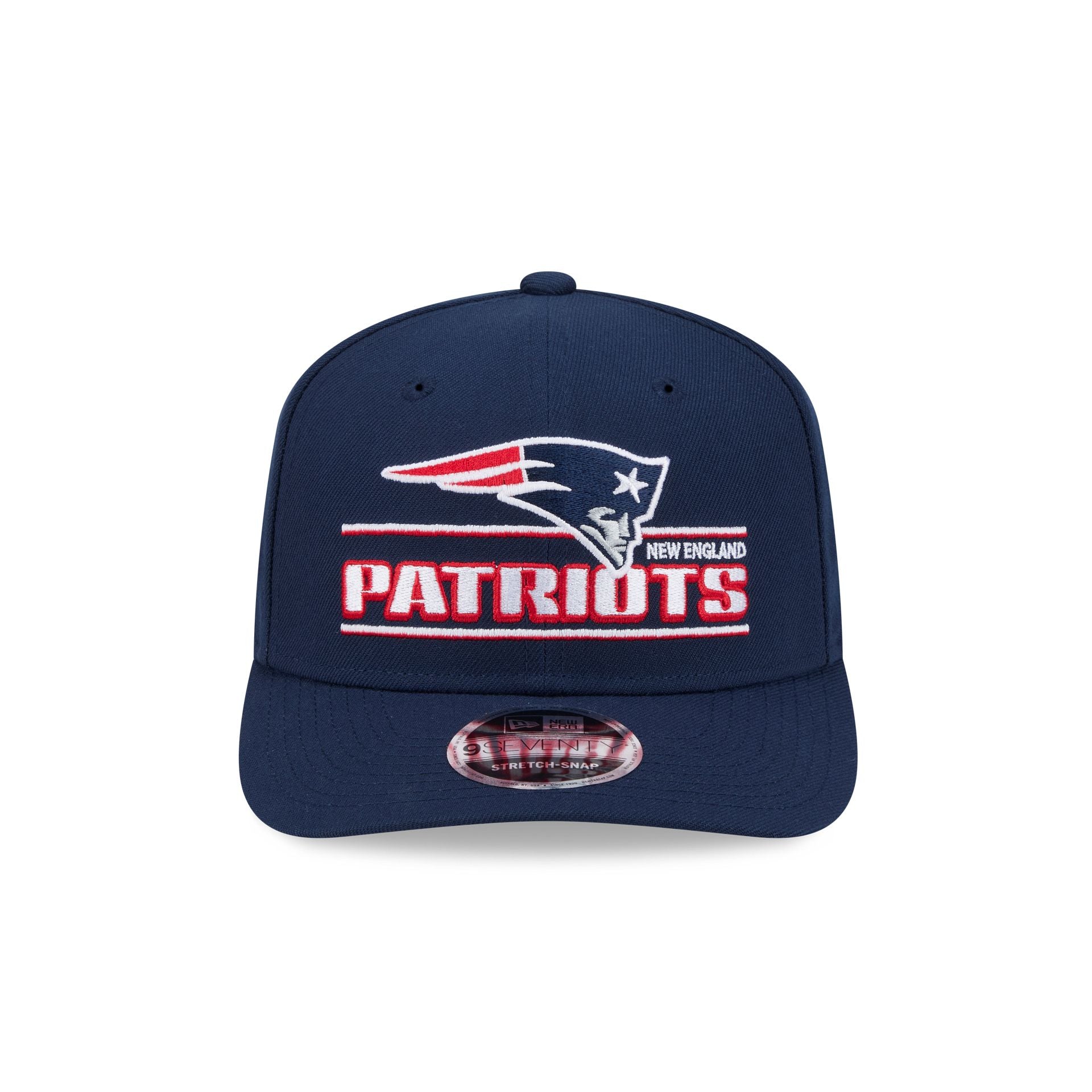 Alternative view of New England Patriots Stated 9Seventy Stretch-Snap Hat