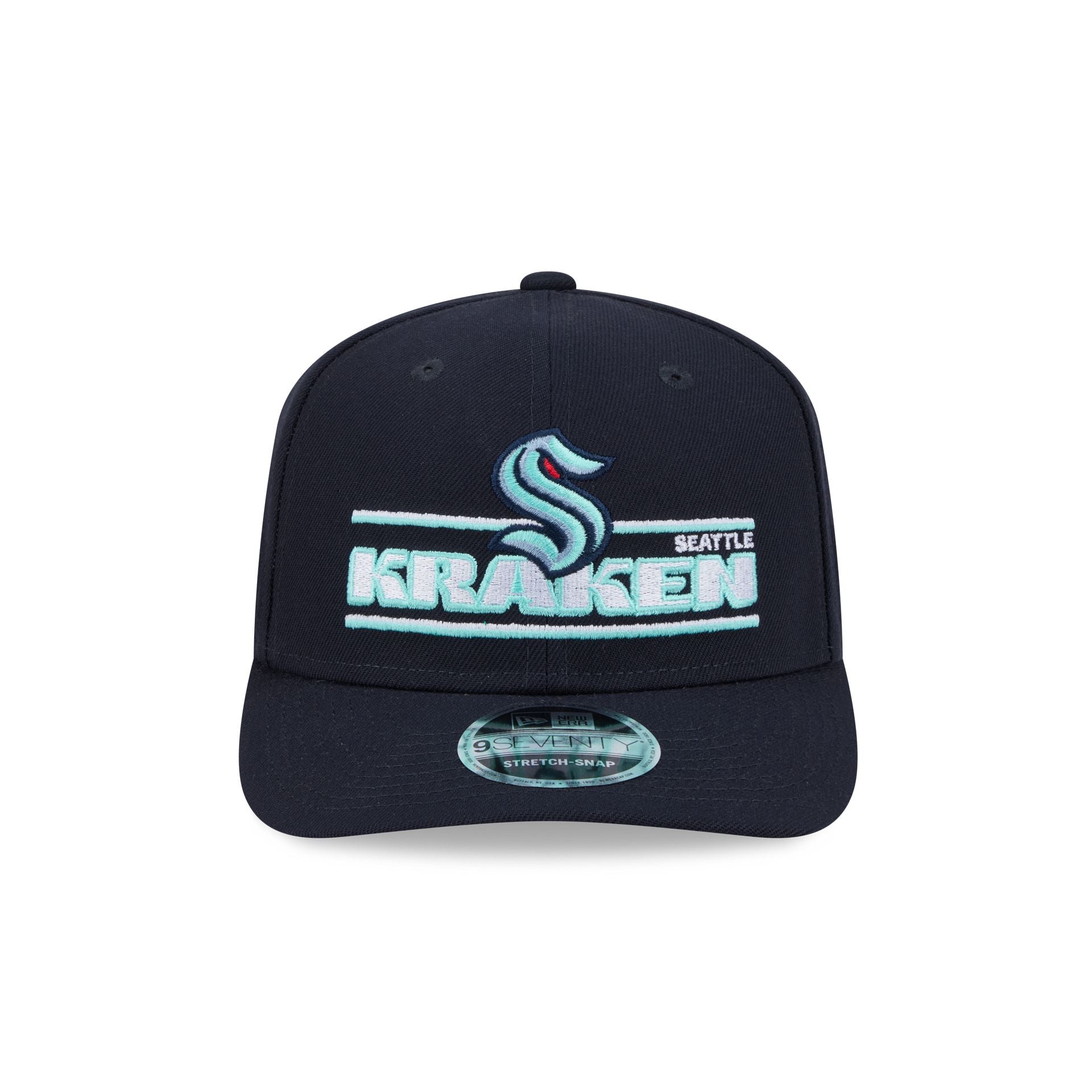 Alternative view of Seattle Kraken Stated 9Seventy Stretch-Snap Hat