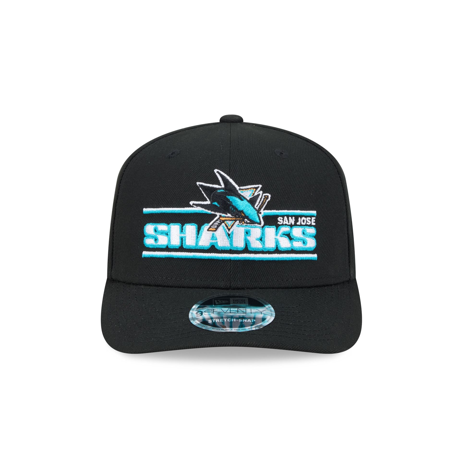 Alternative view of San Jose Sharks Stated 9Seventy Stretch-Snap Hat