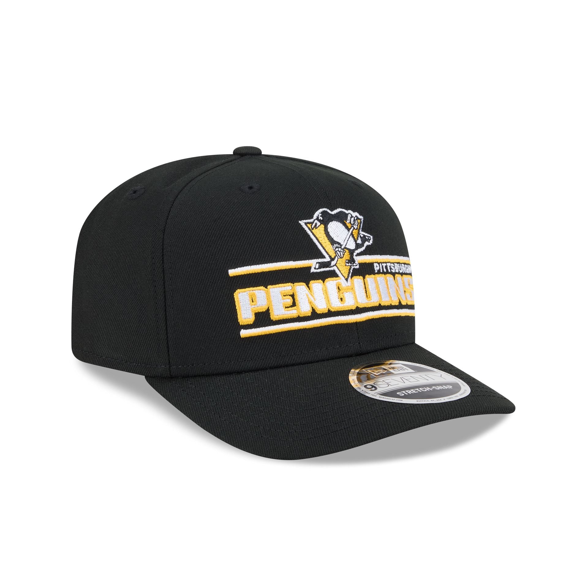 Pittsburgh Penguins Stated 9Seventy Stretch-Snap Hat - Image 3