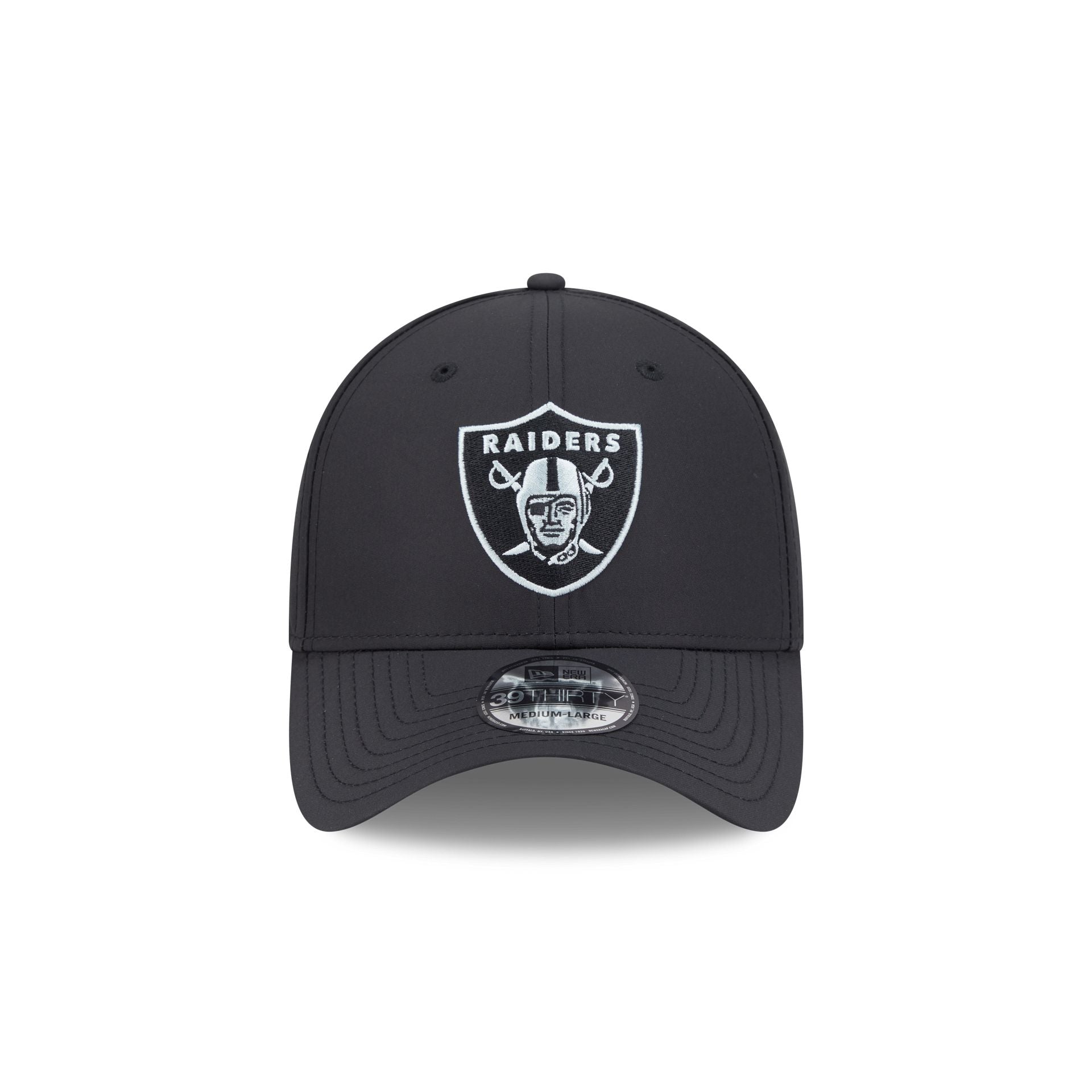 Alternative view of Las Vegas Raiders Night 39Thirty Stretch Fit Hat