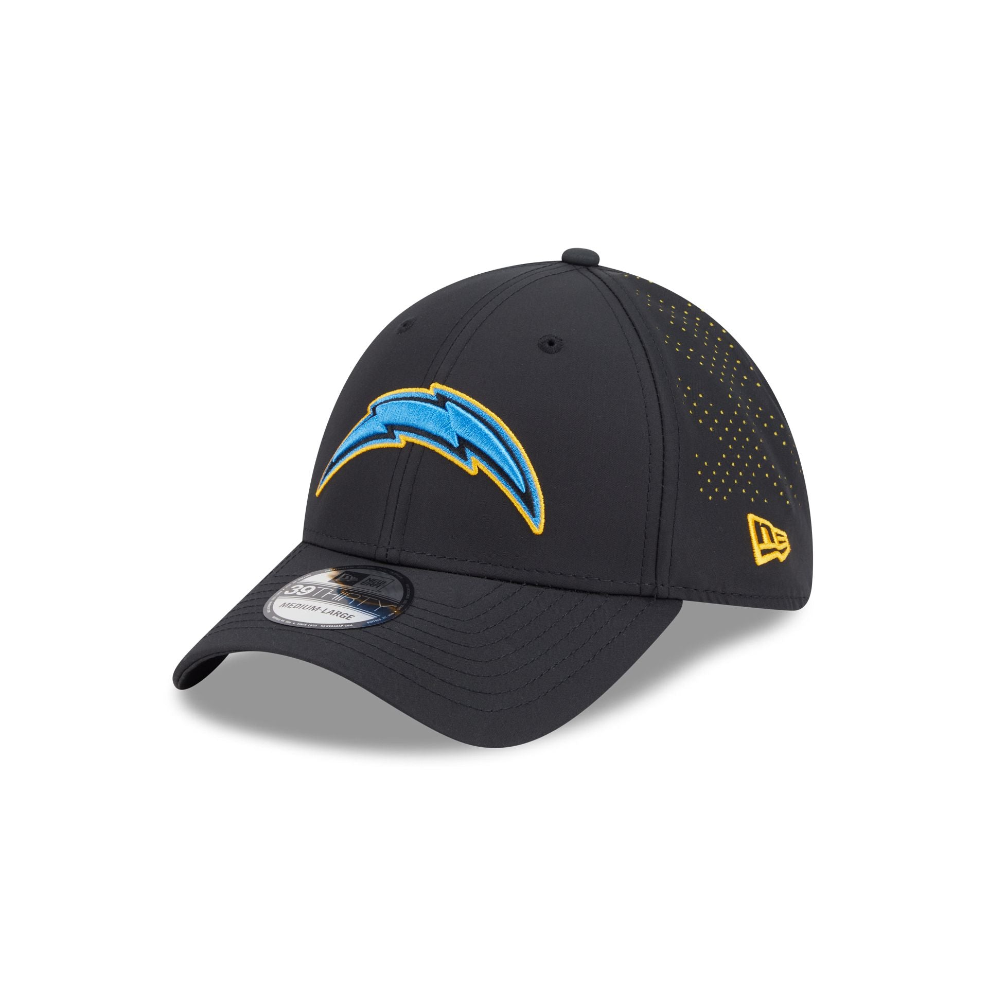 Los Angeles Chargers Night 39Thirty Stretch Fit Hat