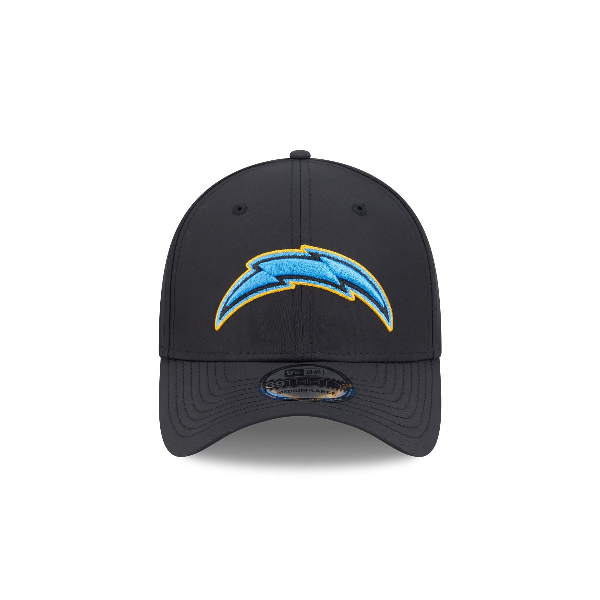 Alternative view of Los Angeles Chargers Night 39Thirty Stretch Fit Hat