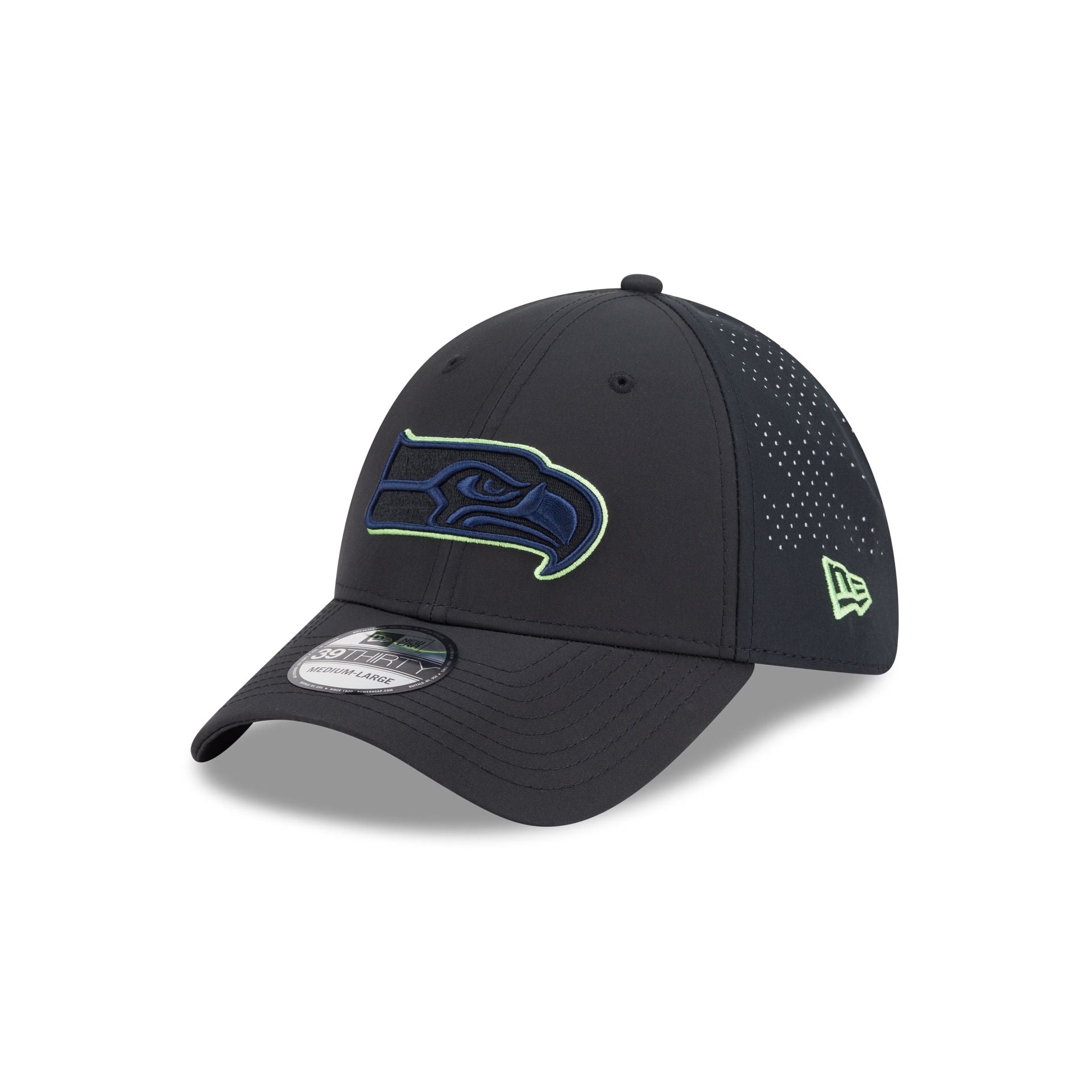 Seattle Seahawks Night 39Thirty Stretch Fit Hat