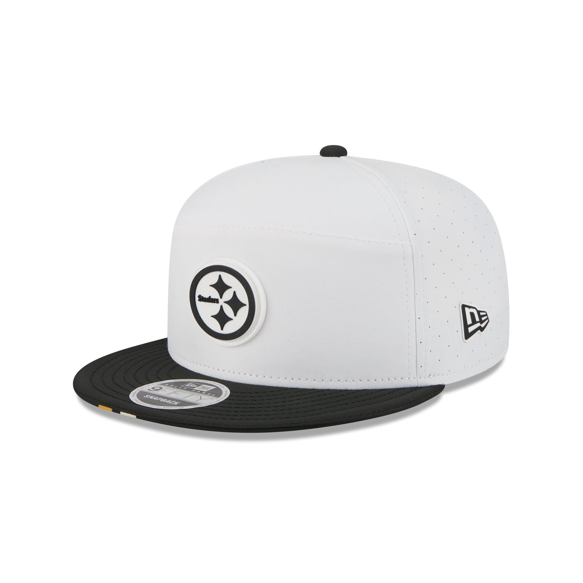 Pittsburgh Steelers 2025 Training Split Panel 9Fifty Snapback Hat