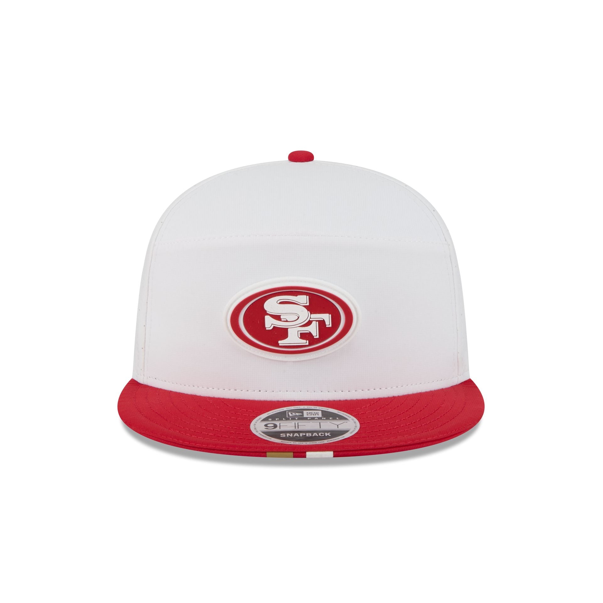 Alternative view of San Francisco 49Ers 2025 Training Split Panel 9Fifty Snapback Hat