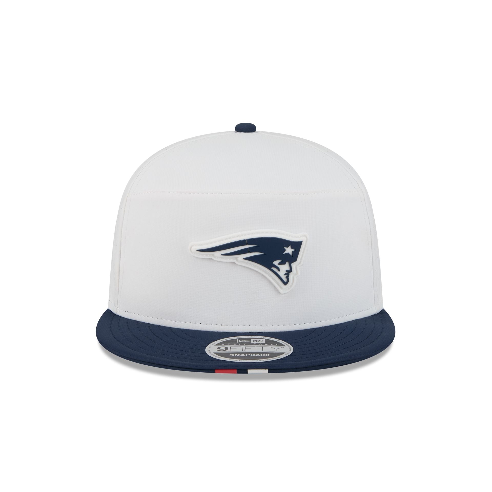 Alternative view of New England Patriots 2025 Training Split Panel 9Fifty Snapback Hat