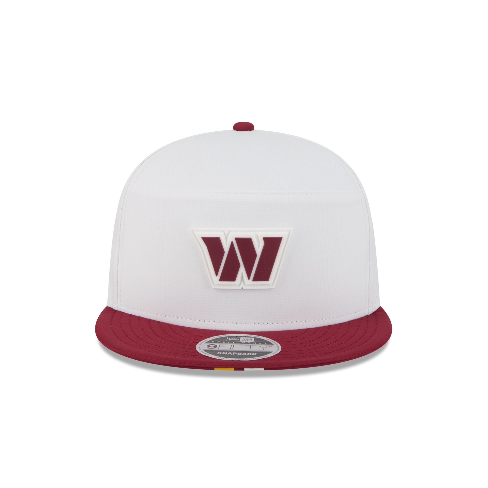 Alternative view of Washington Commanders 2025 Training Split Panel 9Fifty Snapback Hat
