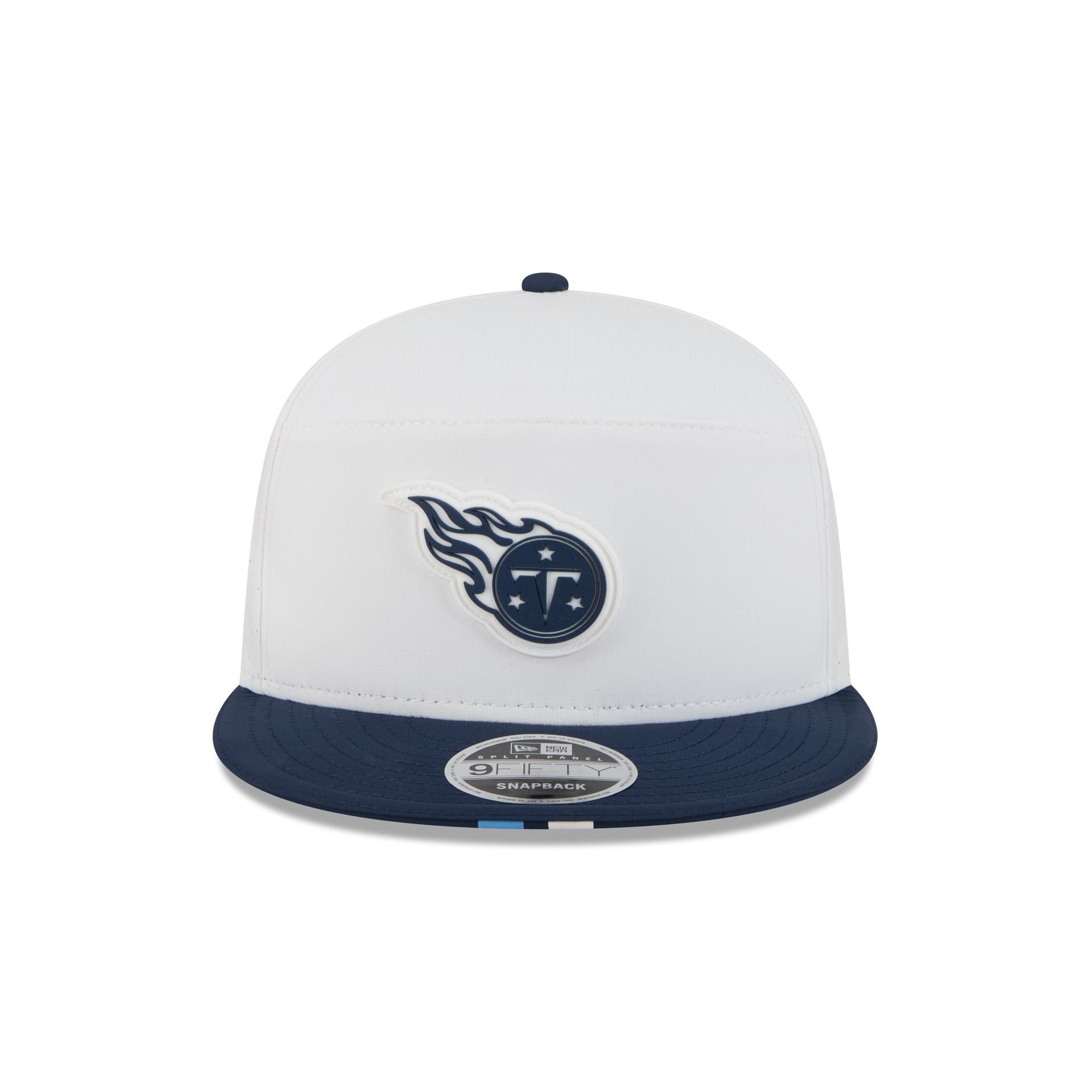 Alternative view of Tennessee Titans 2025 Training Split Panel 9Fifty Snapback Hat
