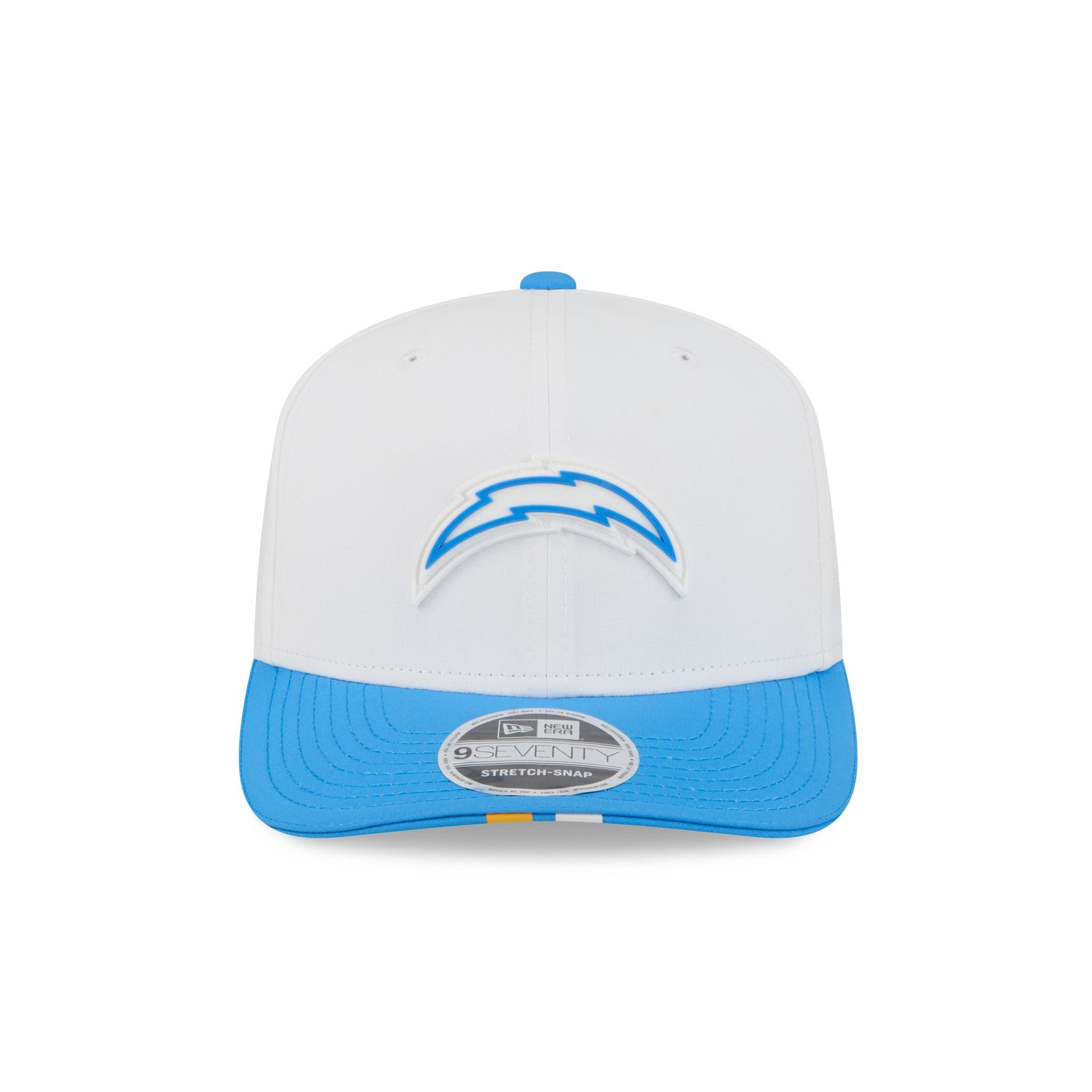 Alternative view of Los Angeles Chargers 2025 Training 9Seventy Stretch-Snap Hat