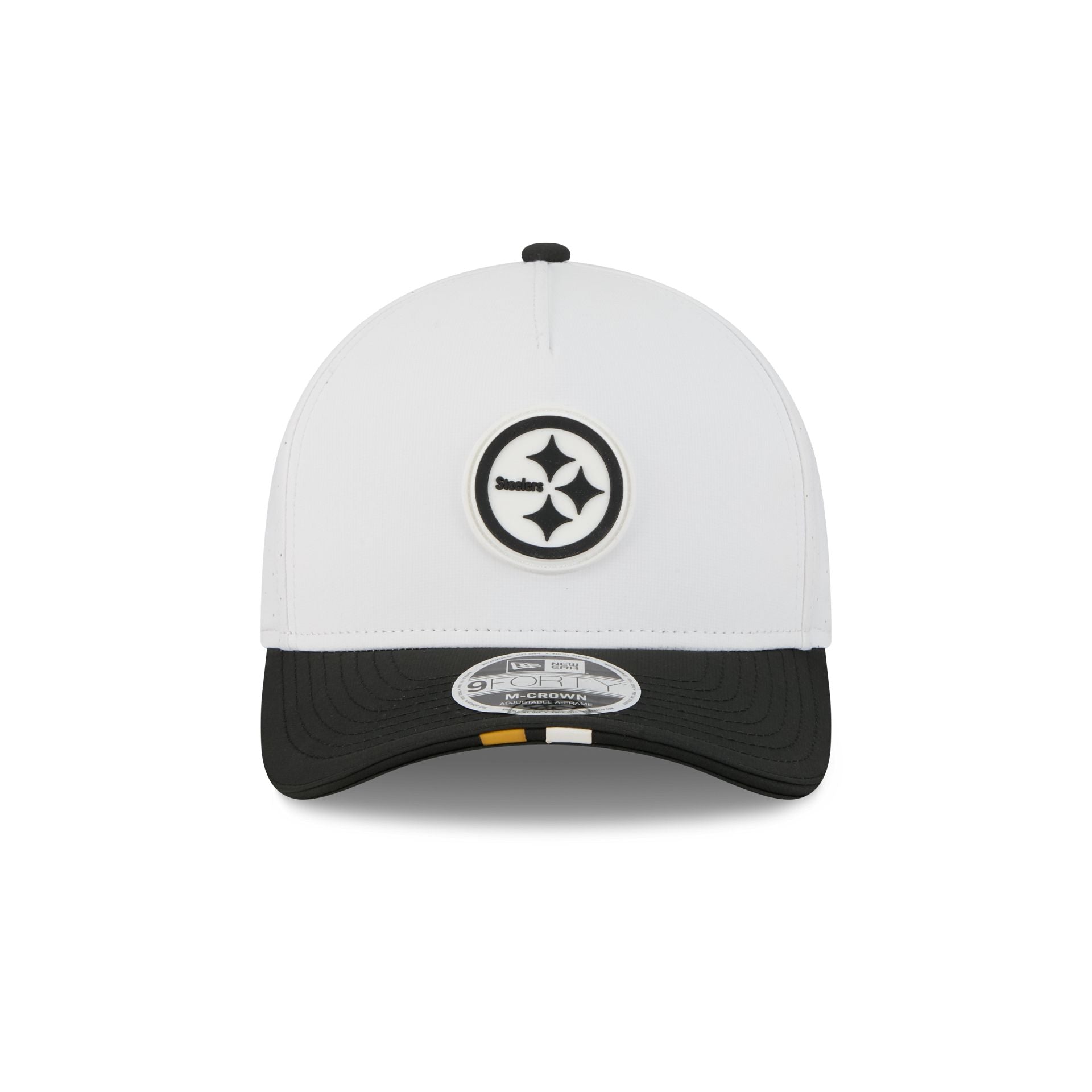 Alternative view of Pittsburgh Steelers 2025 Training 9Forty M-Crown A-Frame Snapback Hat