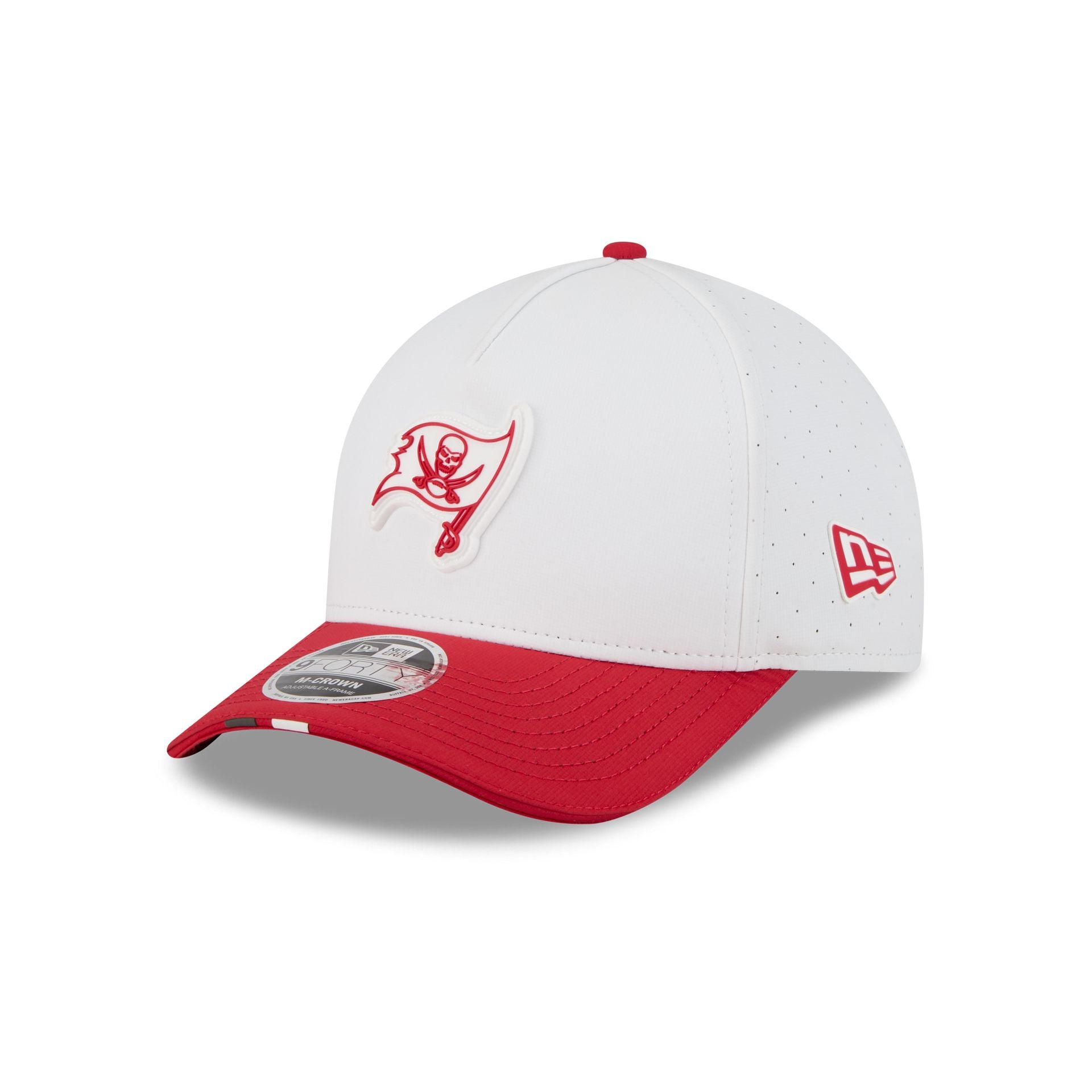 Tampa Bay Buccaneers 2025 Training 9Forty M-Crown A-Frame Snapback Hat