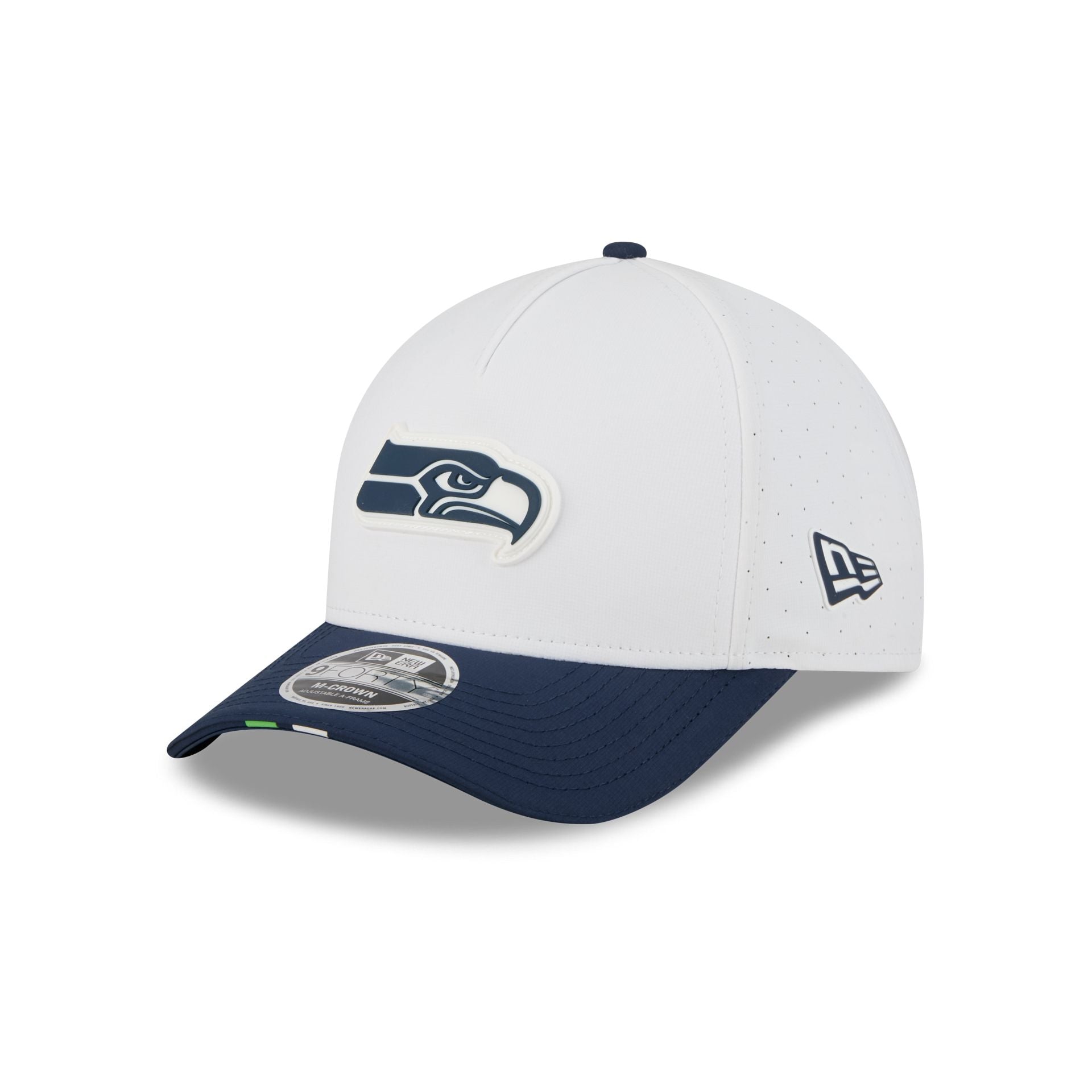 Seattle Seahawks 2025 Training 9Forty M-Crown A-Frame Snapback Hat