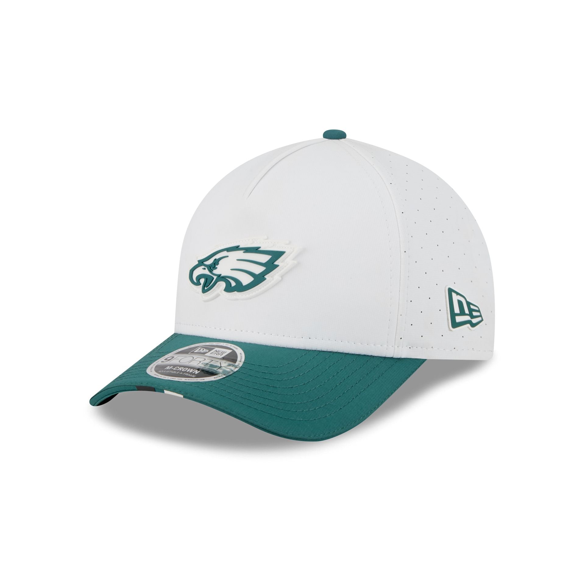 Philadelphia Eagles 2025 Training 9Forty M-Crown A-Frame Snapback Hat