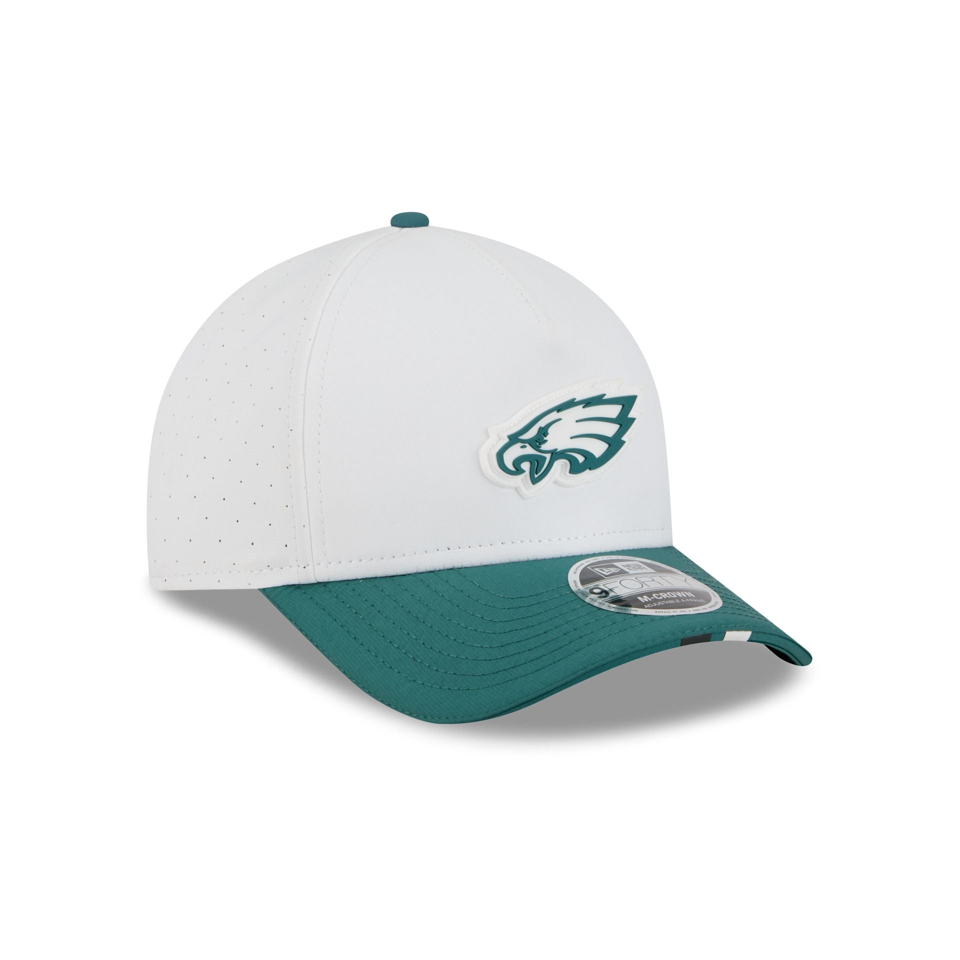 Philadelphia Eagles 2025 Training 9Forty M-Crown A-Frame Snapback Hat - Image 3