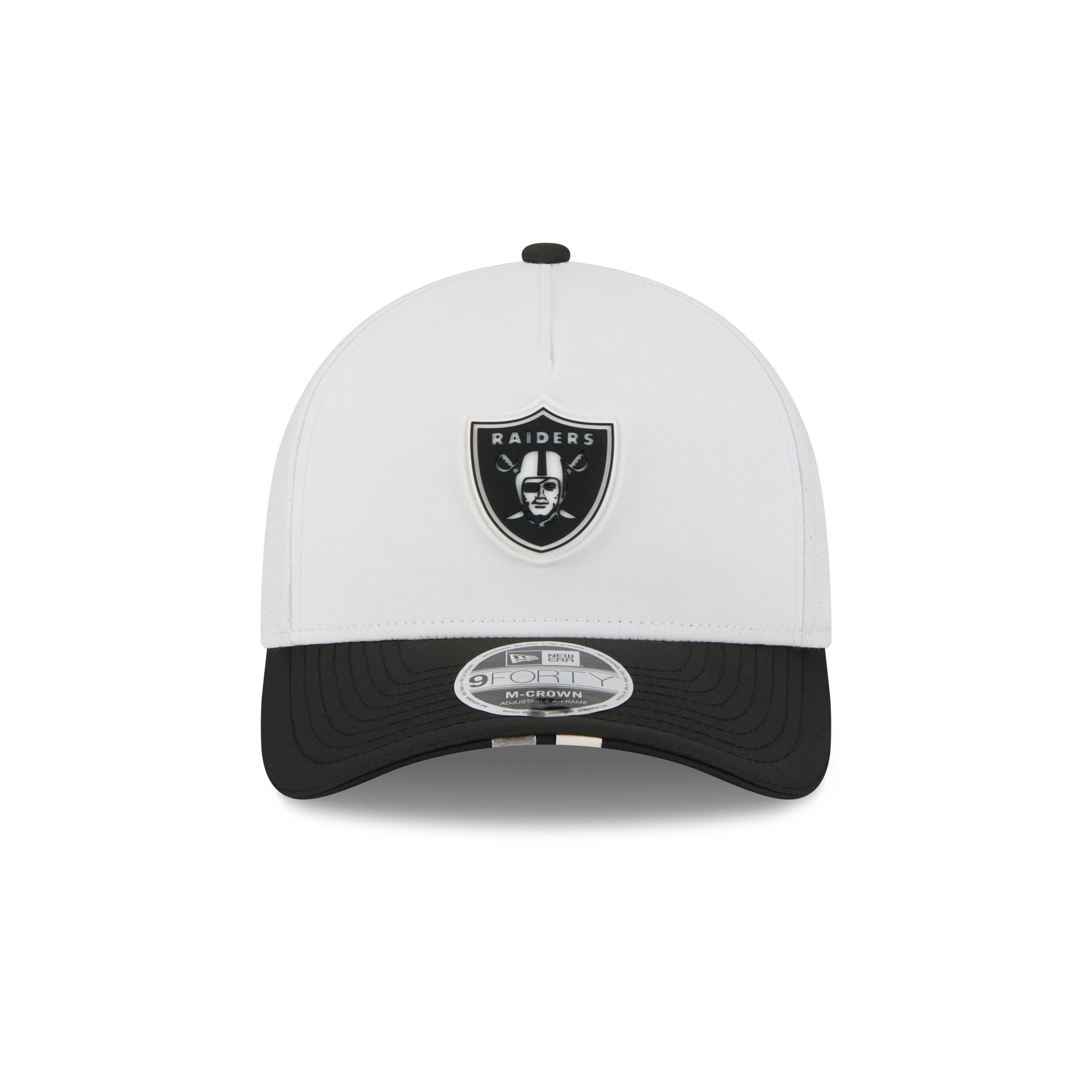 Alternative view of Las Vegas Raiders 2025 Training 9Forty M-Crown A-Frame Snapback Hat