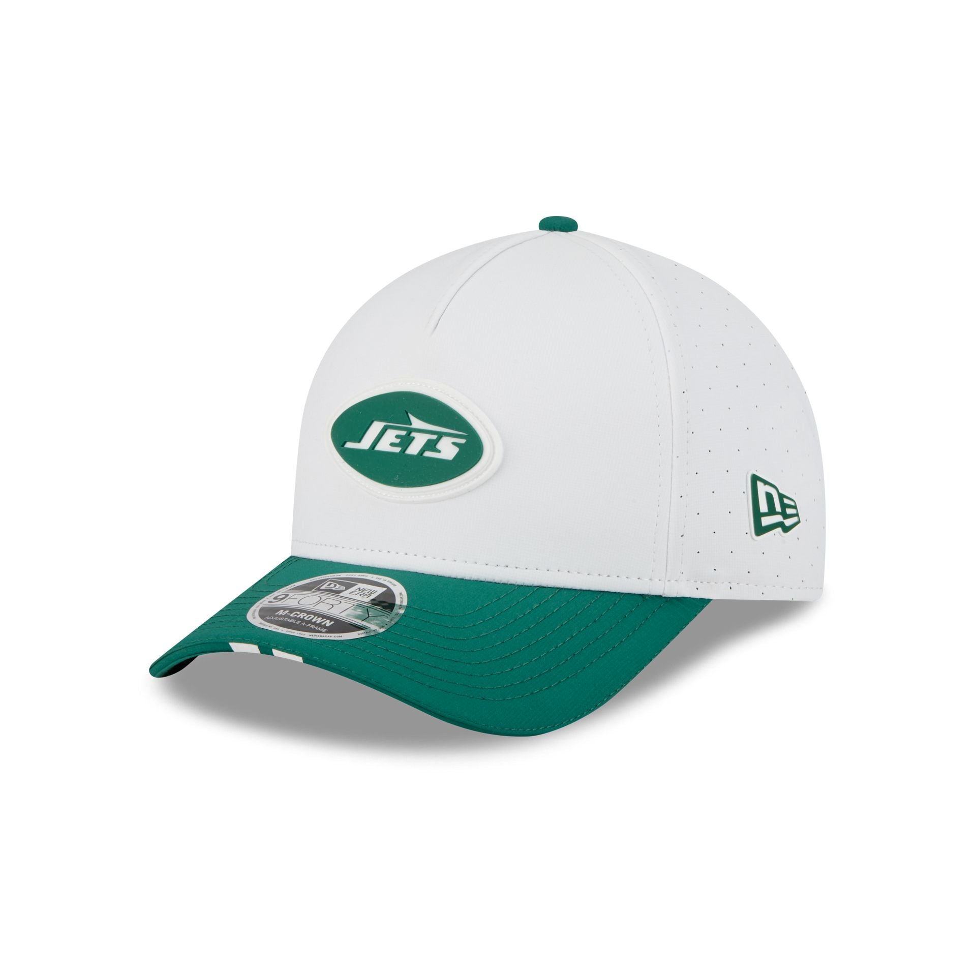 New York Jets 2025 Training 9Forty M-Crown A-Frame Snapback Hat