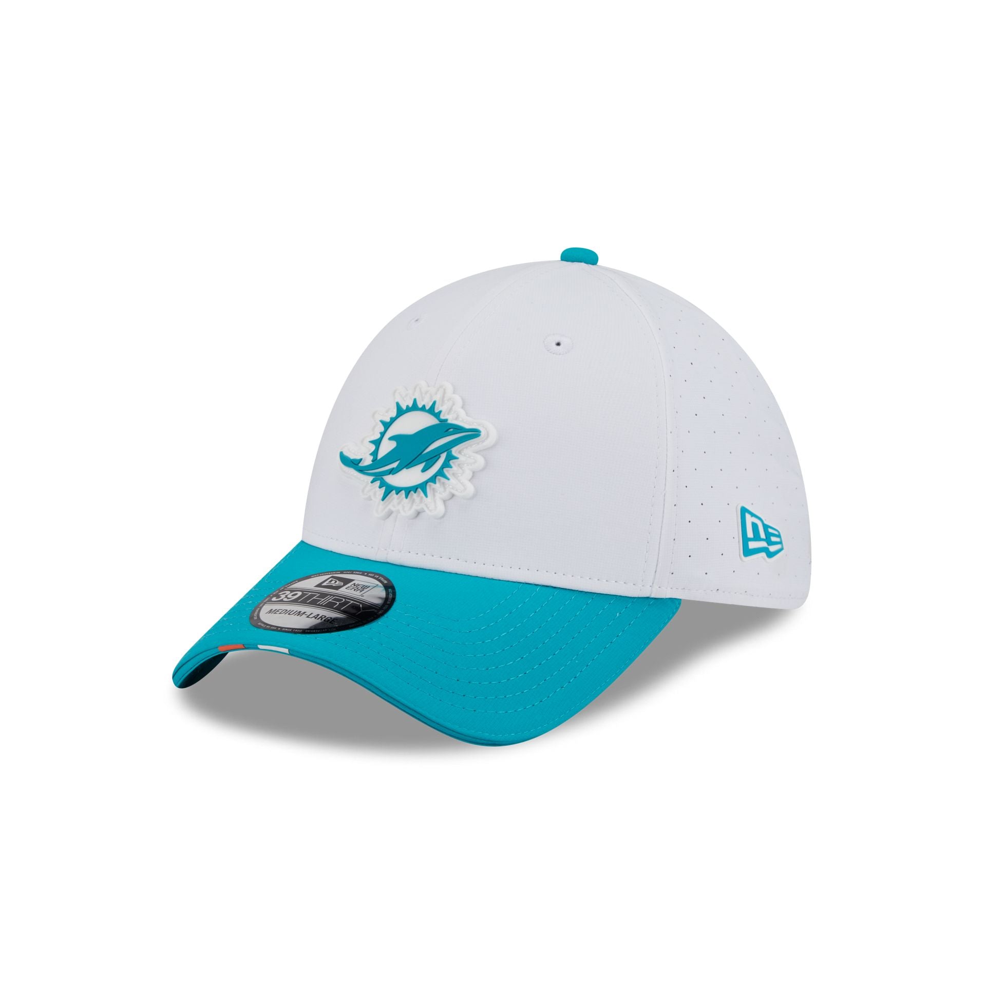 Miami Dolphins 2025 Training 39Thirty Stretch Fit Hat