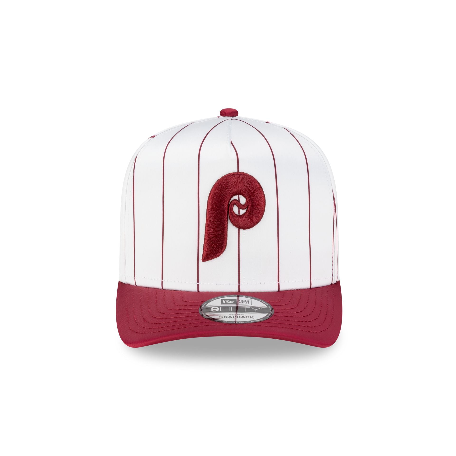 Alternative view of Philadelphia Phillies Satin Pinstripe 9Fifty A-Frame Snapback Hat