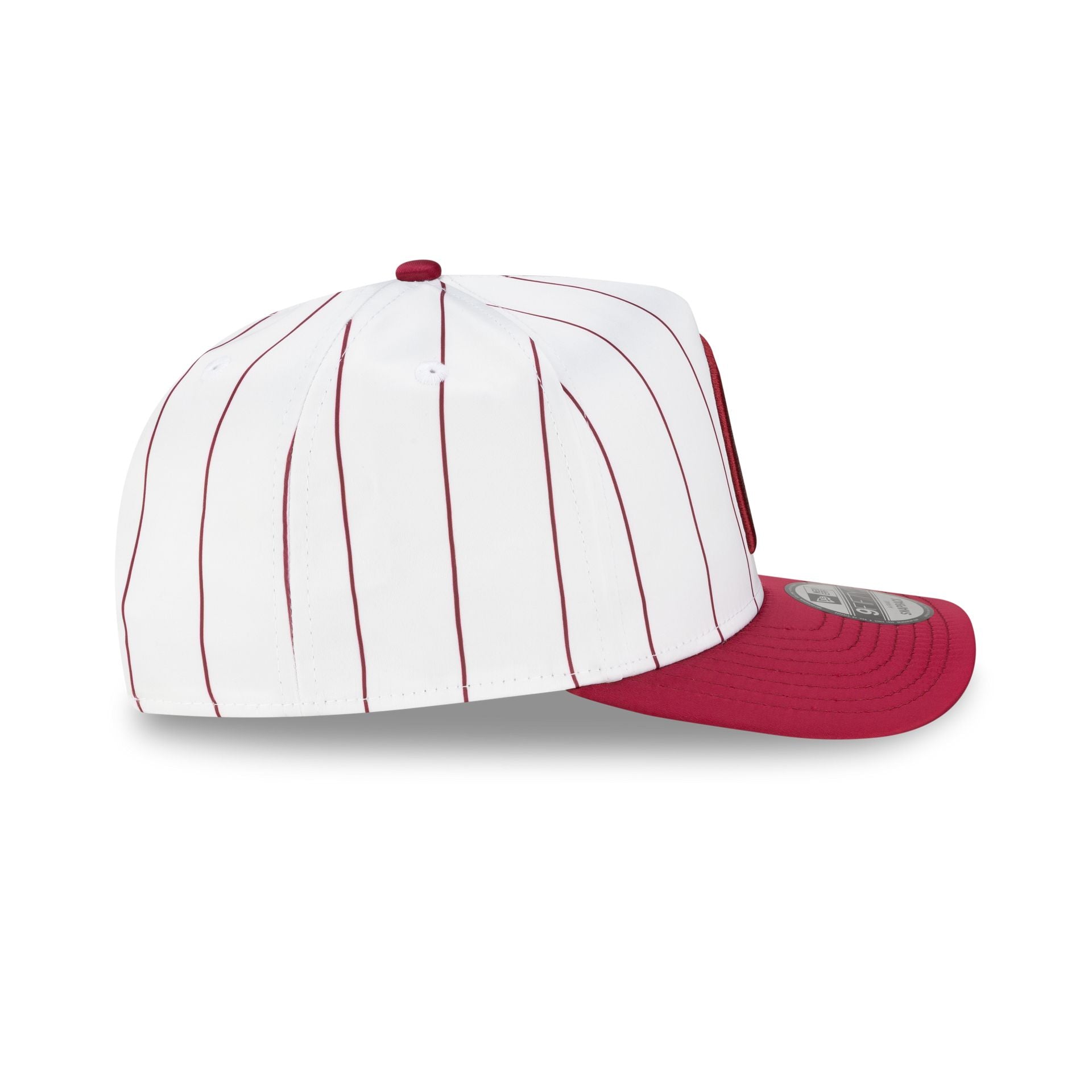Philadelphia Phillies Satin Pinstripe 9Fifty A-Frame Snapback Hat - Image 5