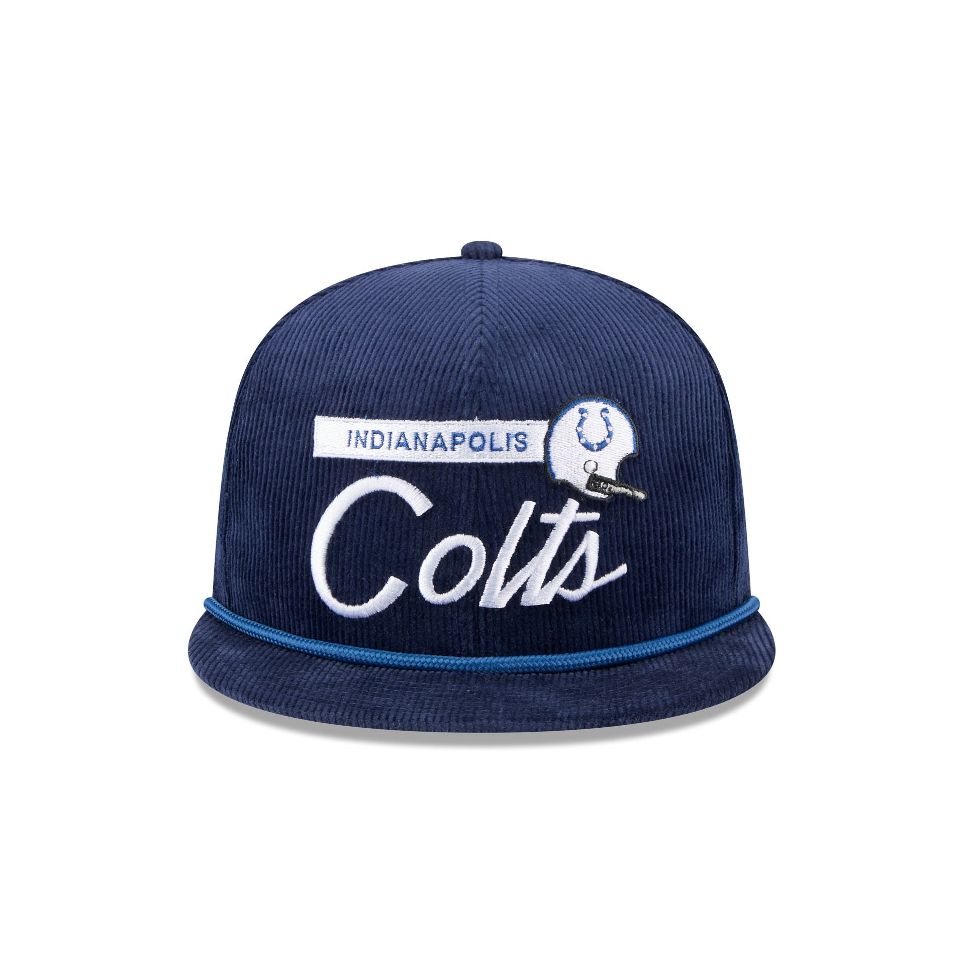 Alternative view of Indianapolis Colts Corduroy Rope 9Fifty Snapback Hat