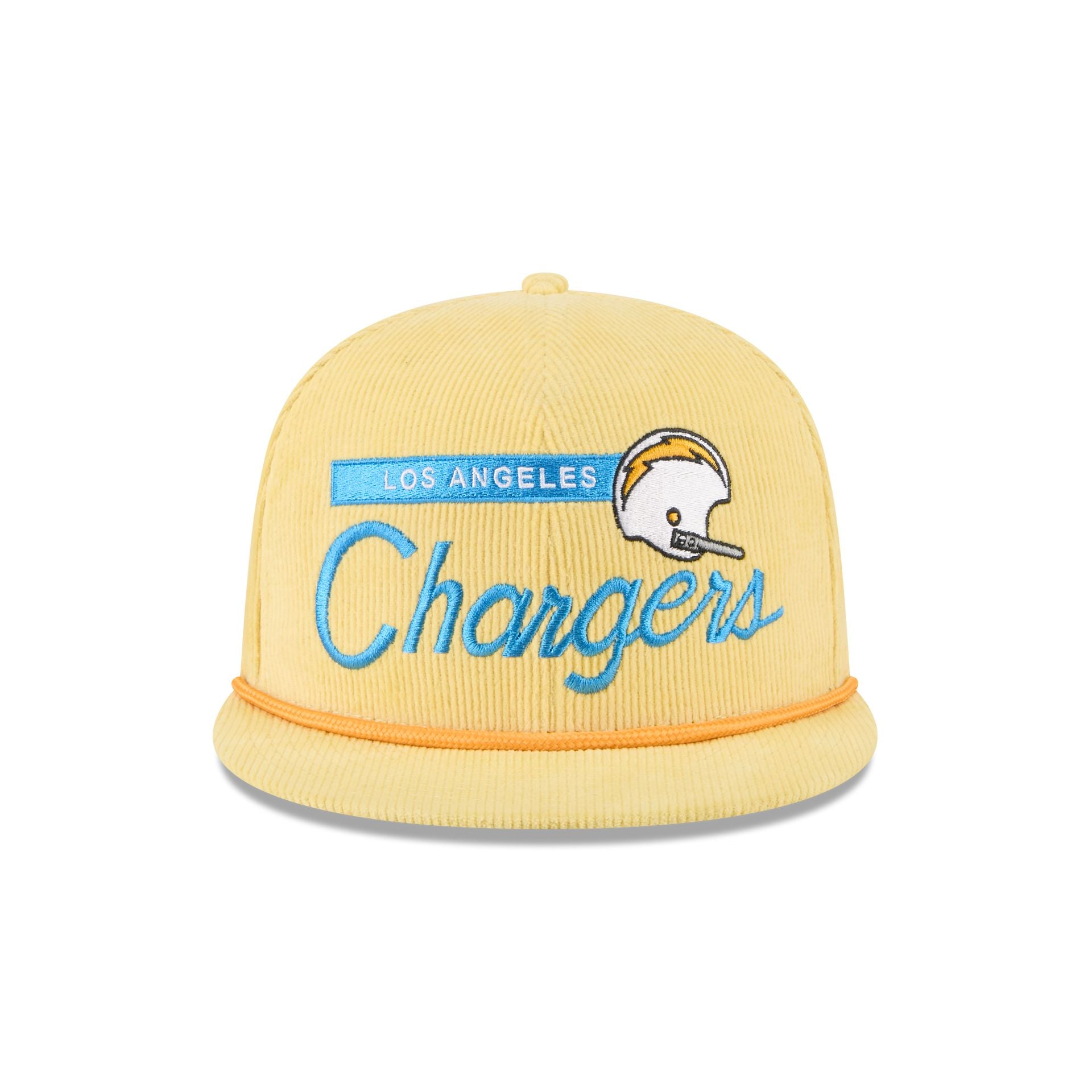 Alternative view of Los Angeles Chargers Corduroy Rope 9Fifty Snapback Hat