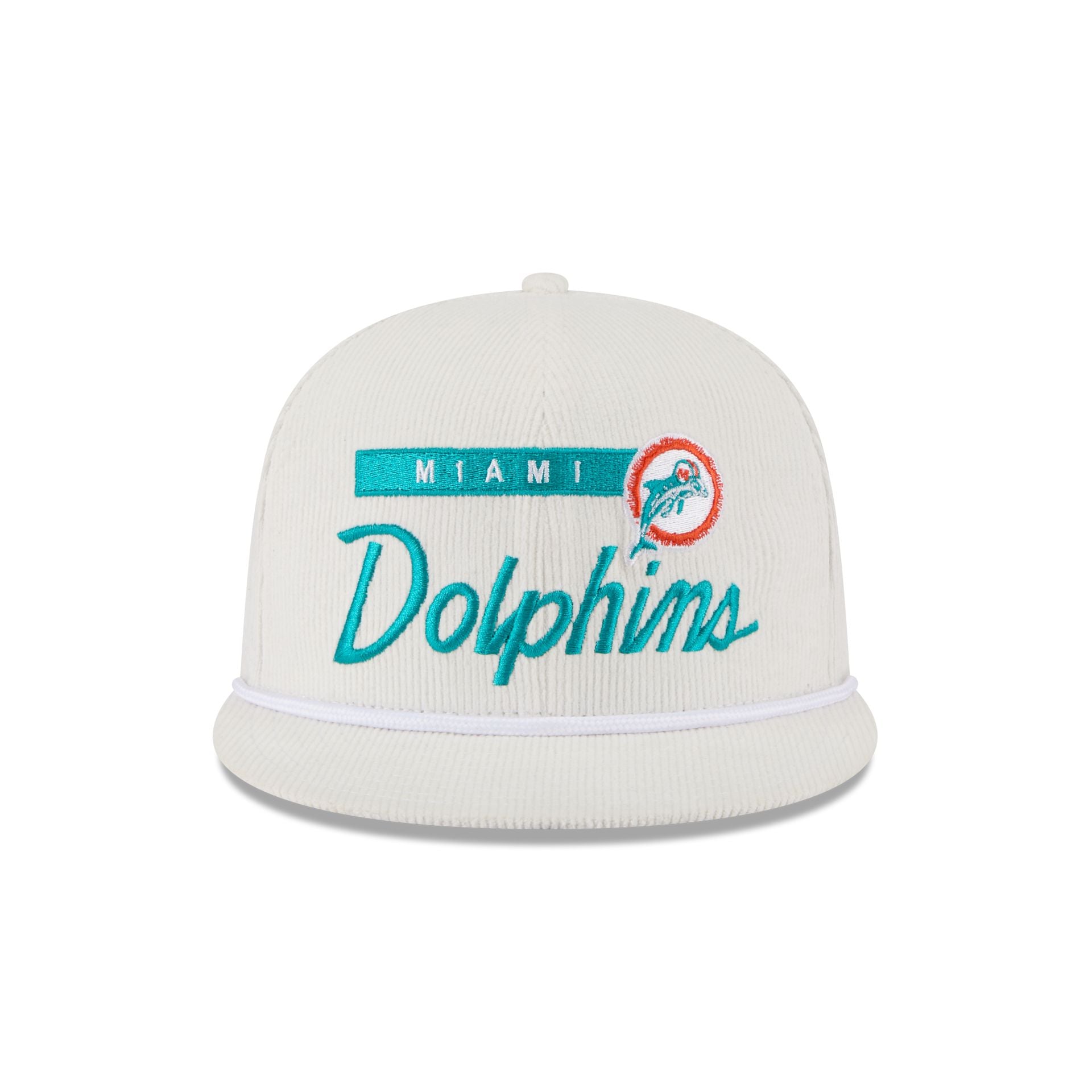 Alternative view of Miami Dolphins Corduroy Rope 9Fifty Snapback Hat