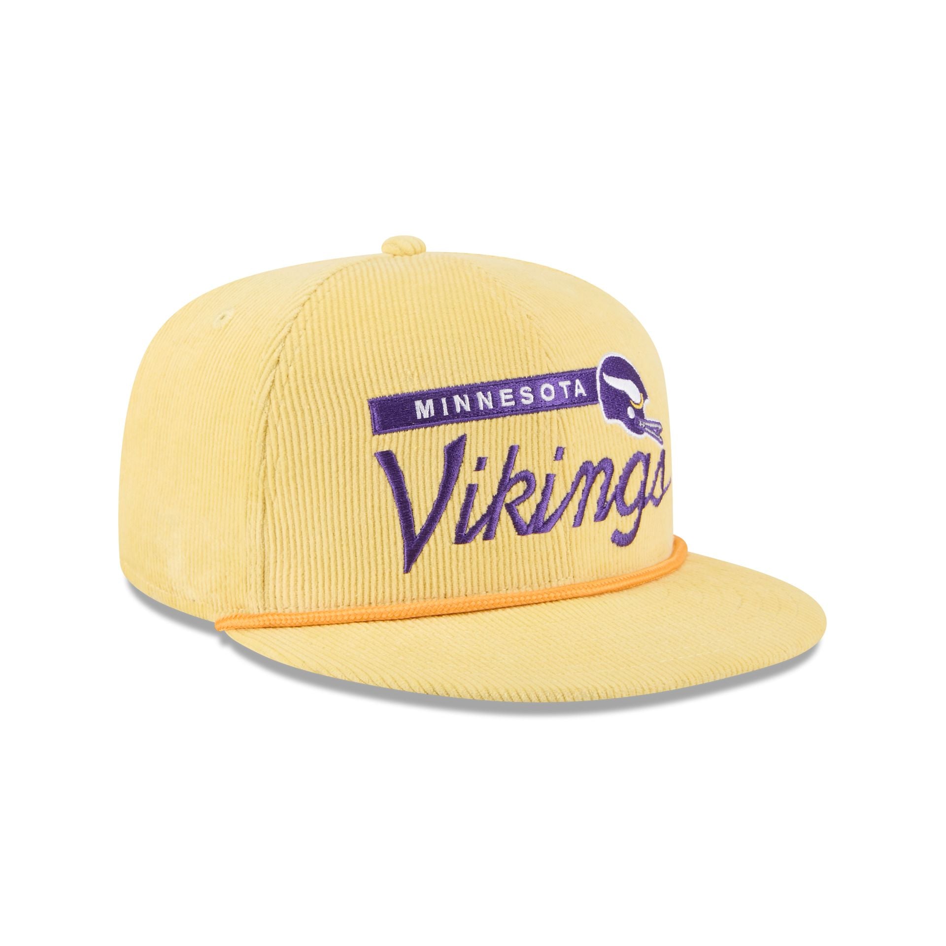 Minnesota Vikings Corduroy Rope 9Fifty Snapback Hat - Image 3