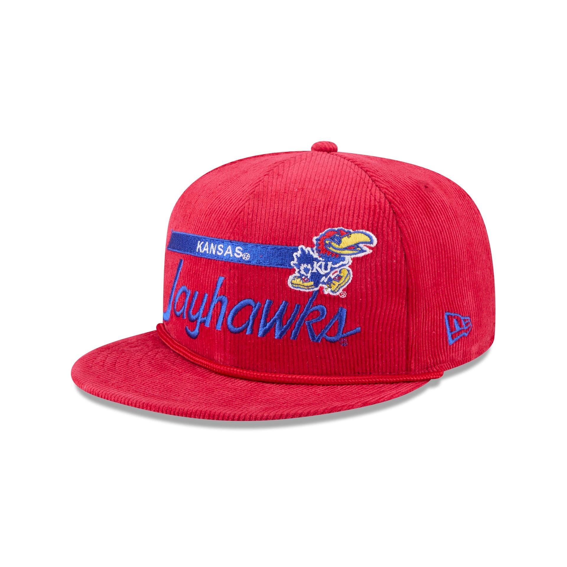 Kansas Jayhawks College Vault Corduroy Rope 9Fifty Snapback Hat