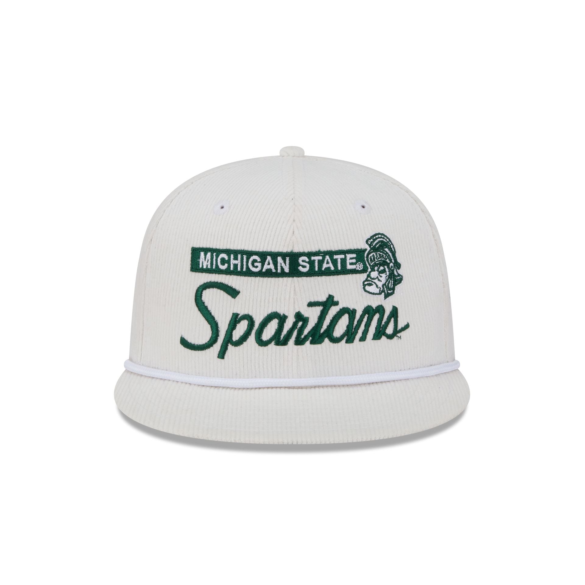 Alternative view of Michigan State Spartans College Vault Corduroy Rope 9Fifty Snapback Hat