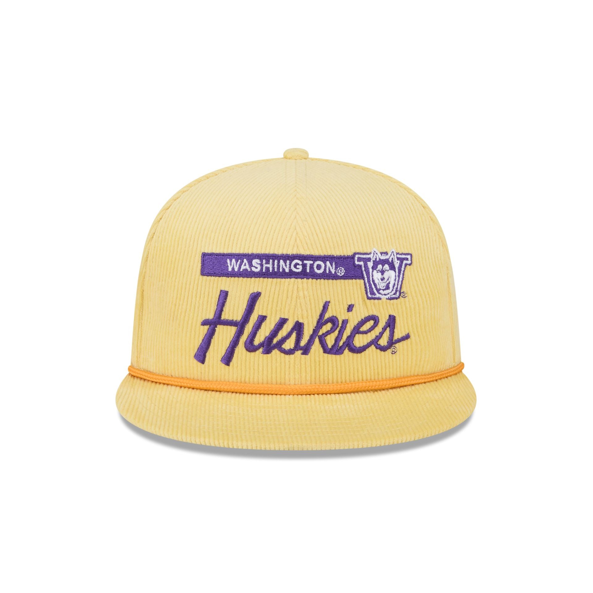 Alternative view of Washington Huskies College Vault Corduroy Rope 9Fifty Snapback Hat