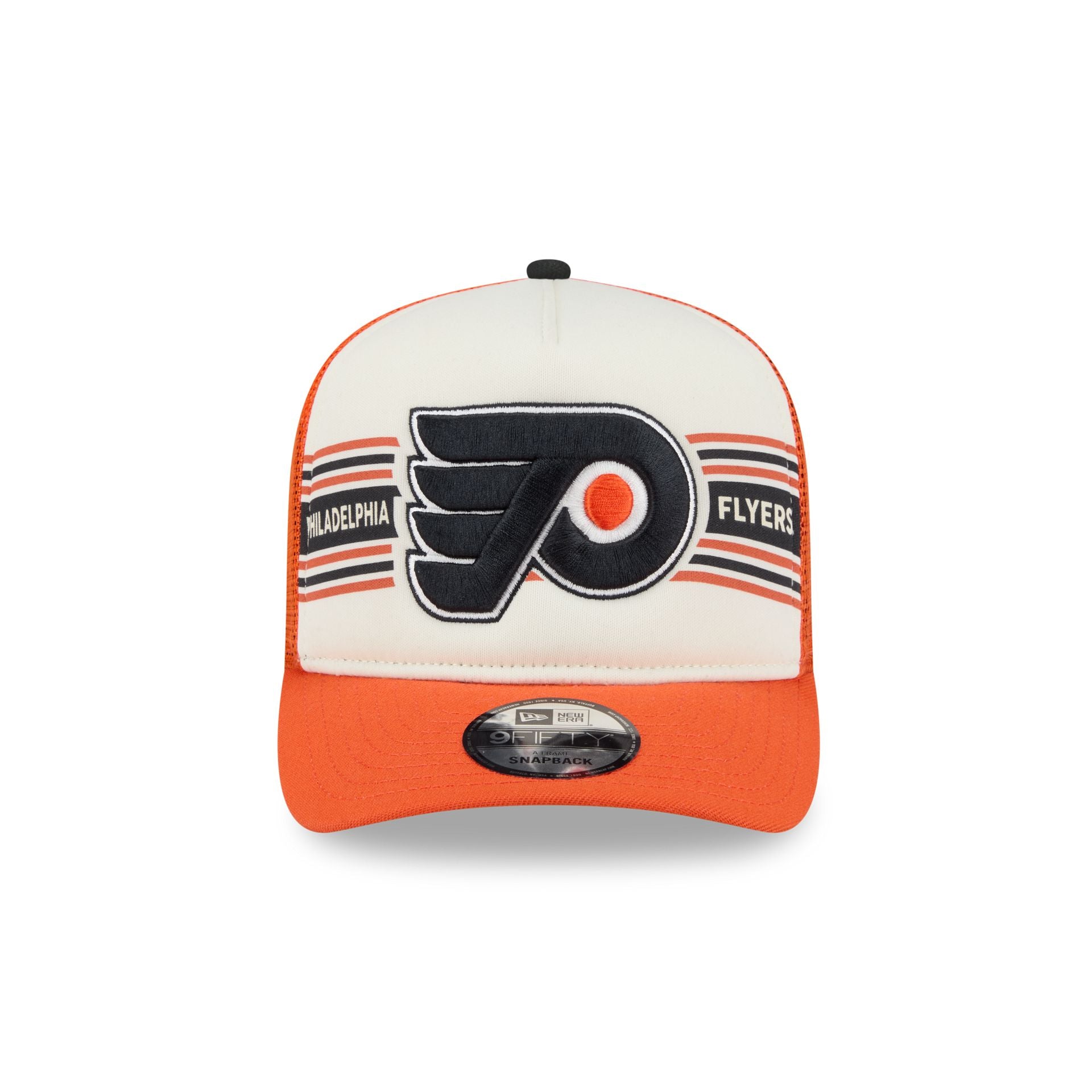 Alternative view of Philadelphia Flyers Banner 9Fifty A-Frame Trucker Hat