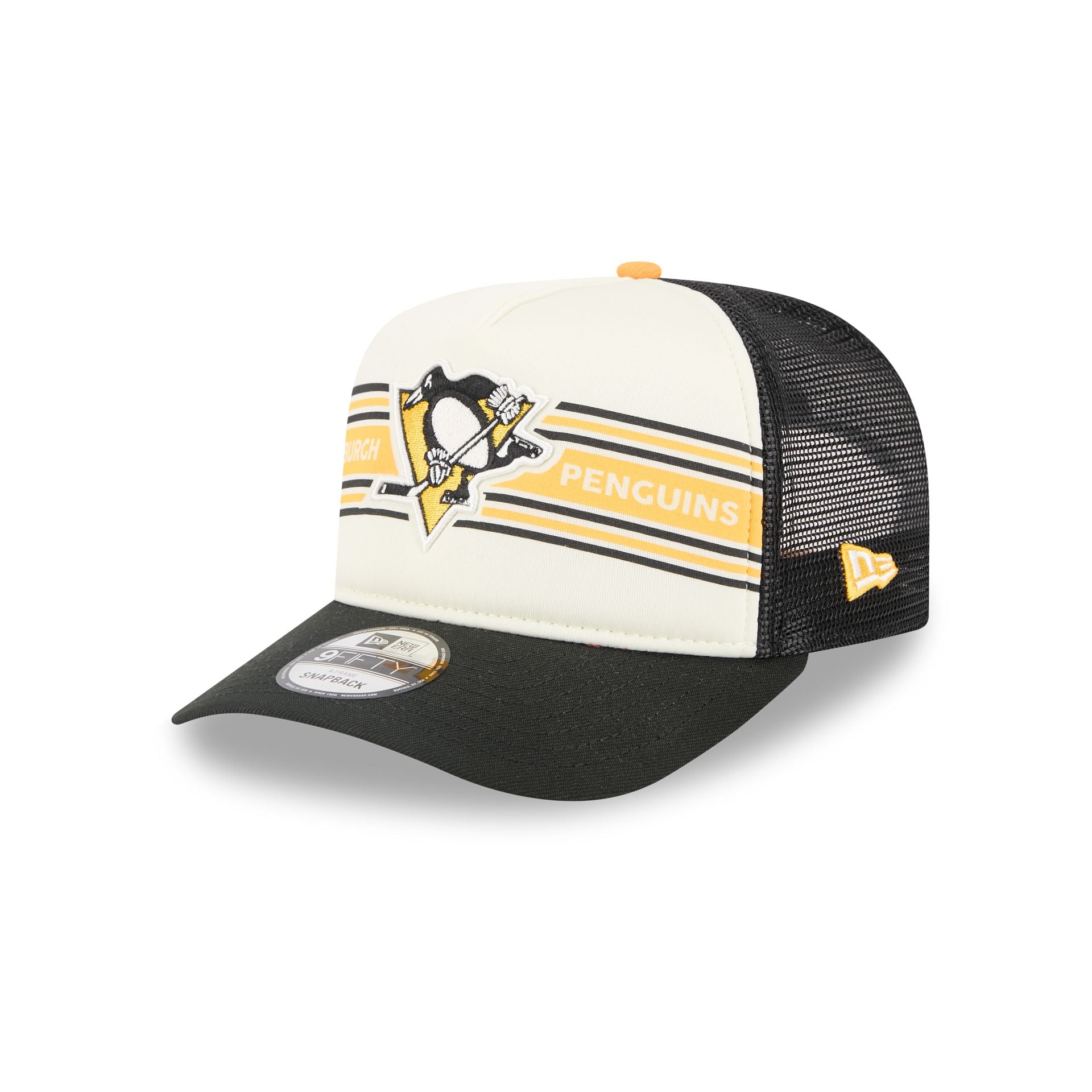 Pittsburgh Penguins Banner 9Fifty A-Frame Trucker Hat