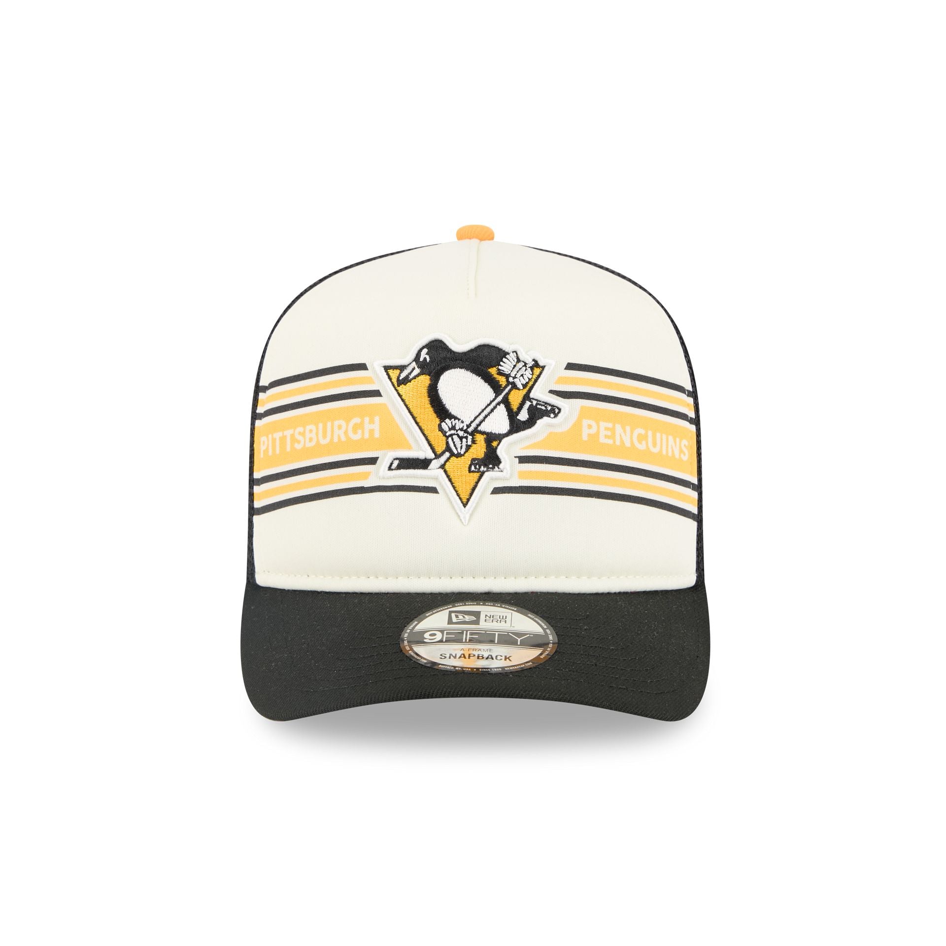 Alternative view of Pittsburgh Penguins Banner 9Fifty A-Frame Trucker Hat