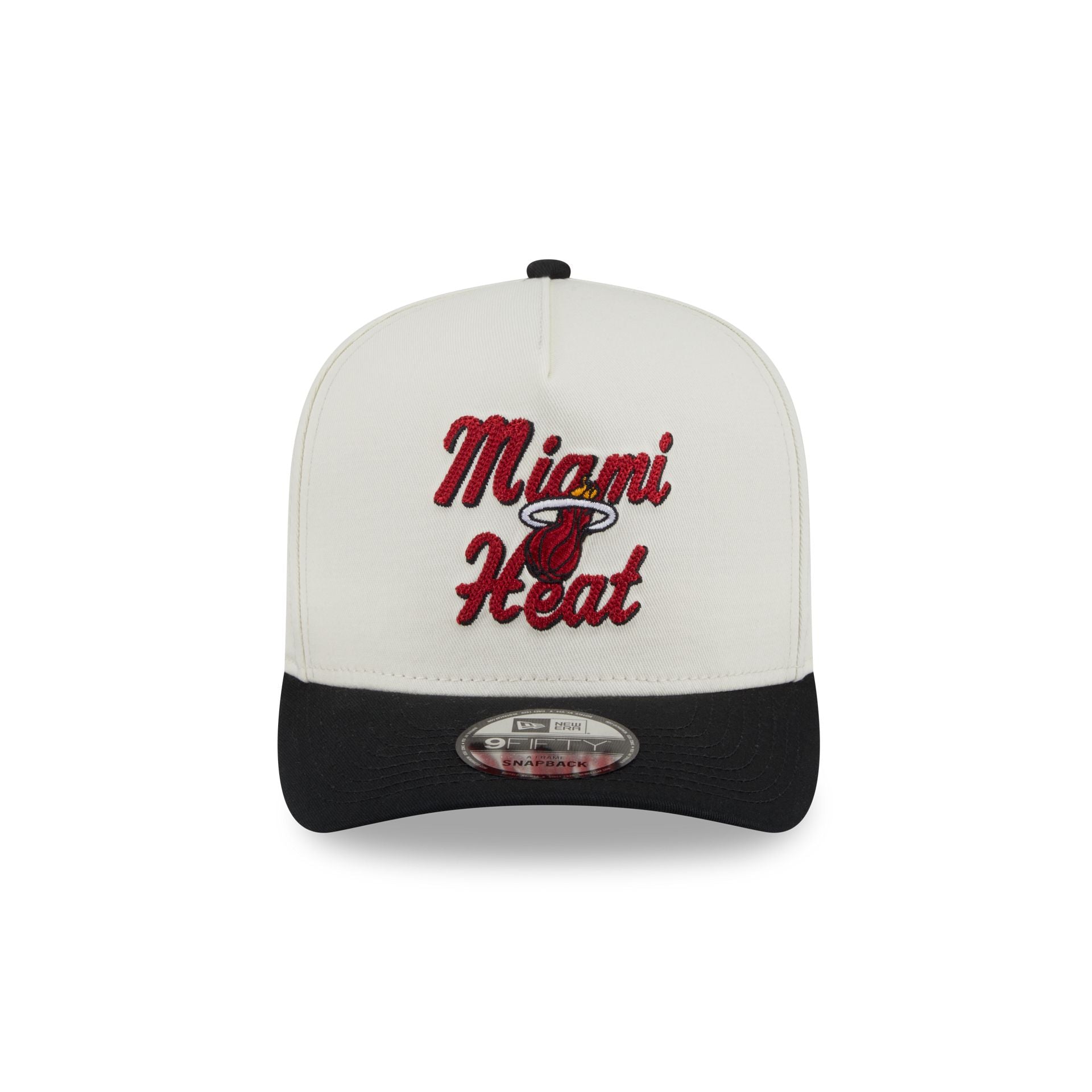 Alternative view of Miami Heat Chainstitch 9Fifty A-Frame Snapback Hat