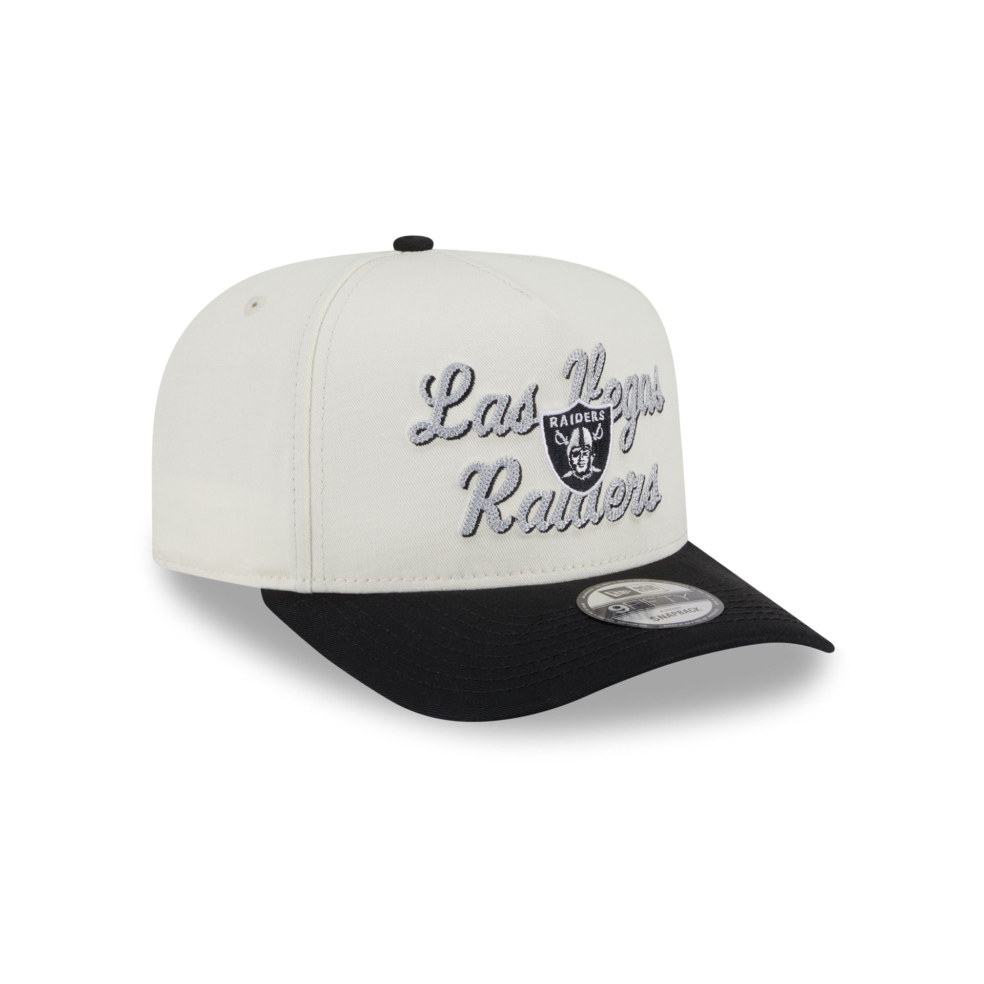 Las Vegas Raiders Chainstitch 9Fifty A-Frame Snapback Hat - Image 3