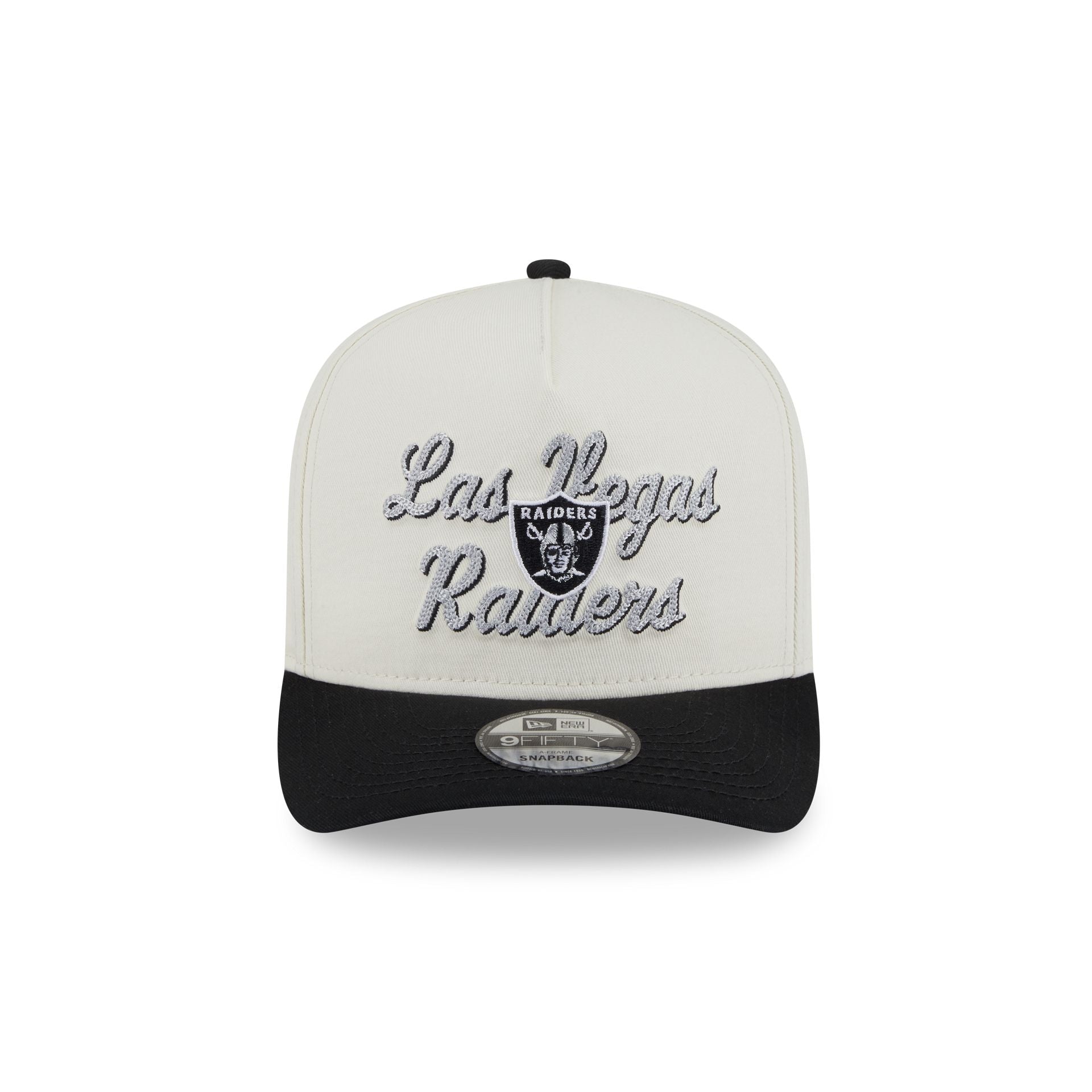 Las Vegas Raiders Chainstitch 9Fifty A-Frame Snapback Hat - Image 2