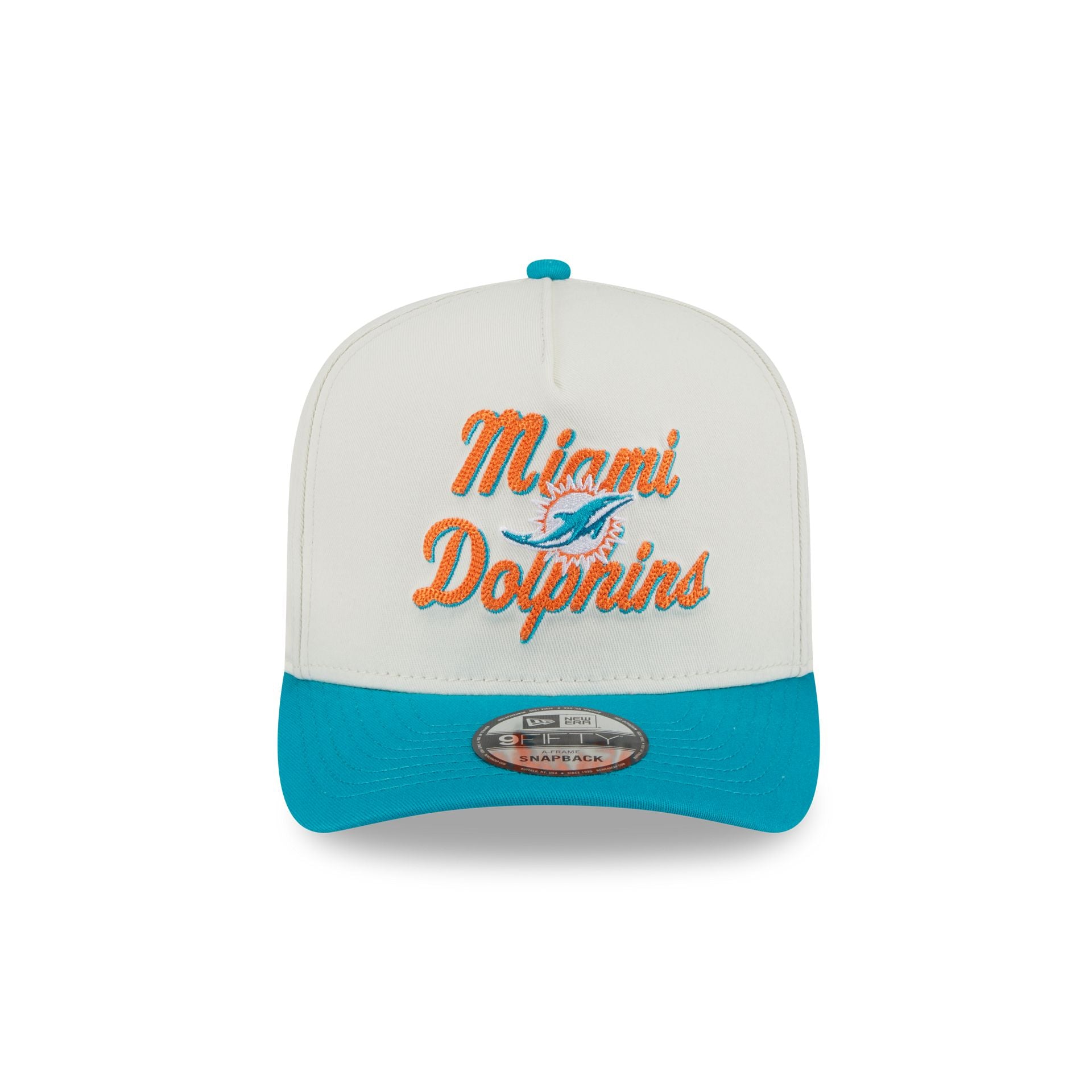 Alternative view of Miami Dolphins Chainstitch 9Fifty A-Frame Snapback Hat