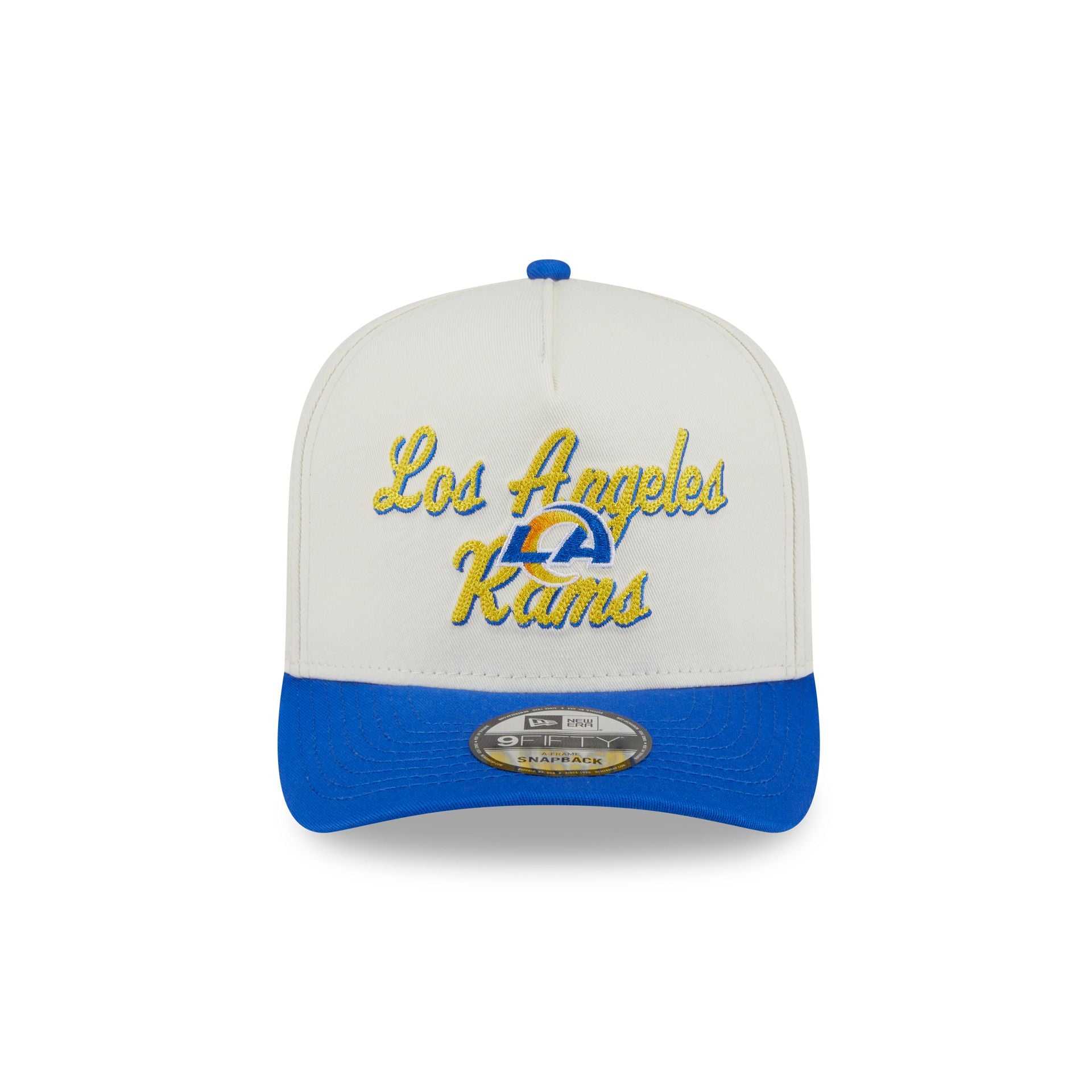 Alternative view of Los Angeles Rams Chainstitch 9Fifty A-Frame Snapback Hat