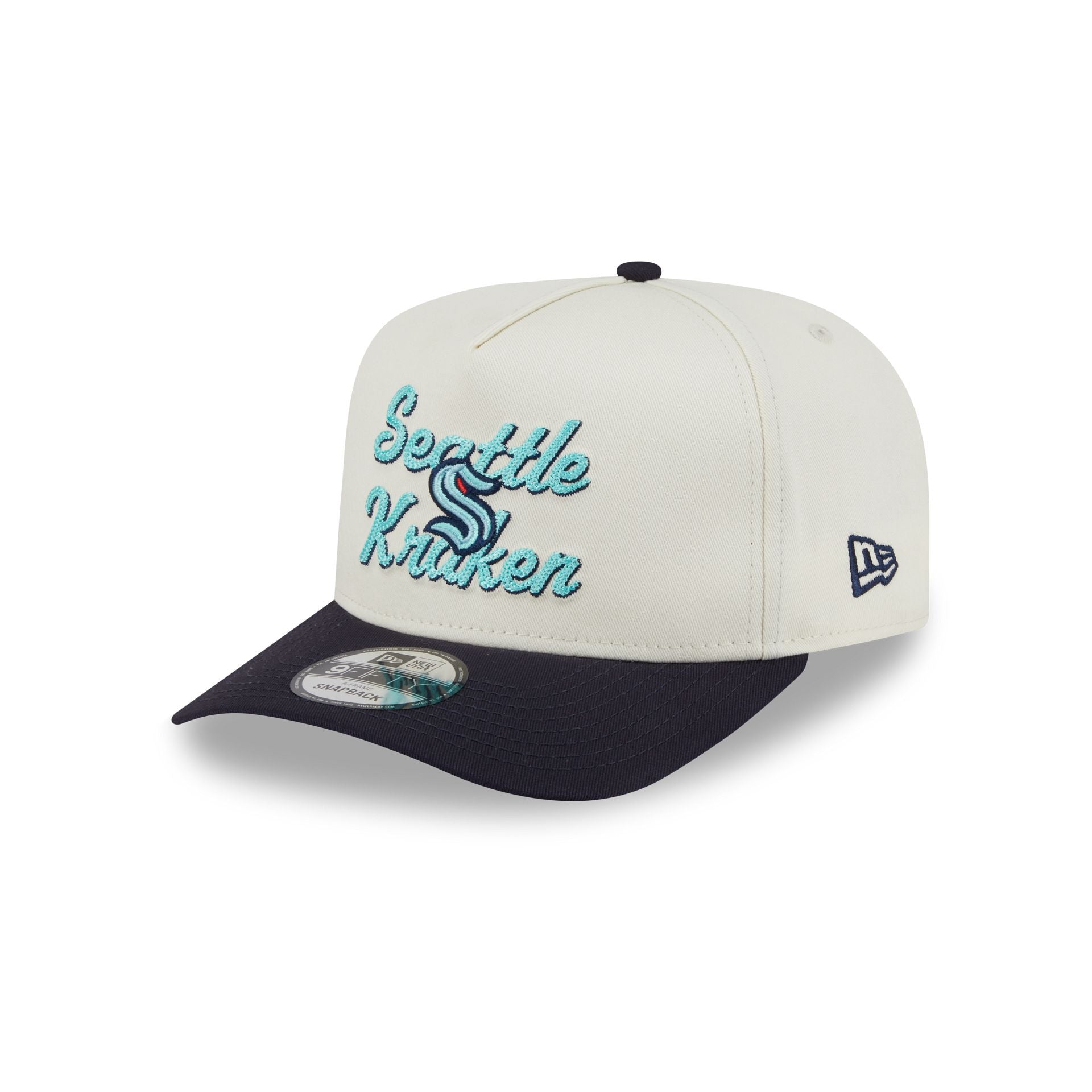 Seattle Kraken Chainstitch 9Fifty A-Frame Snapback Hat