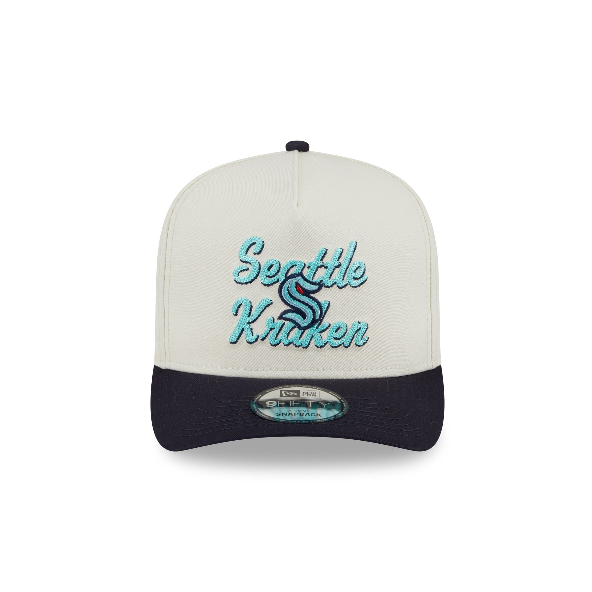 Alternative view of Seattle Kraken Chainstitch 9Fifty A-Frame Snapback Hat