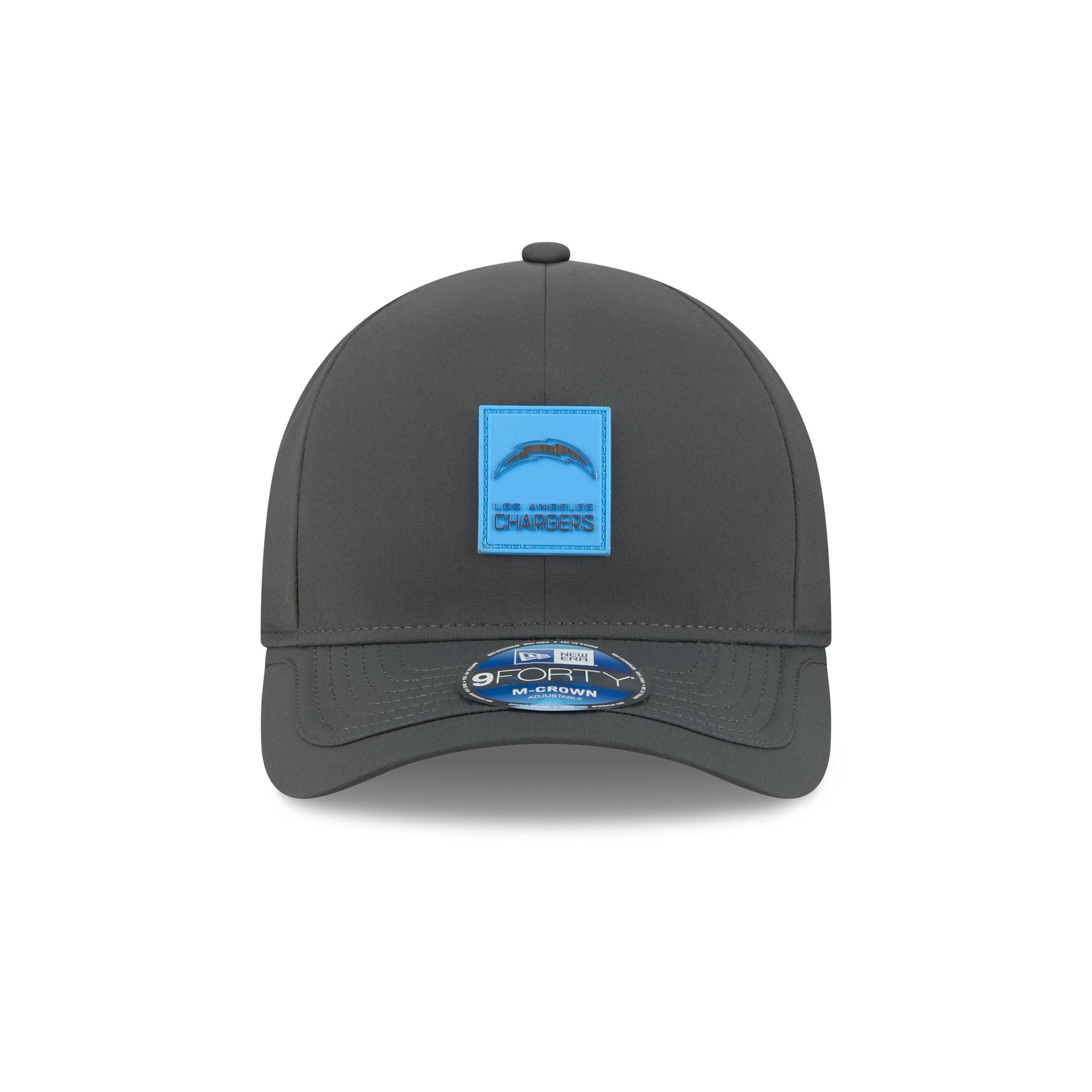 Alternative view of Los Angeles Chargers 2025 Sideline Cold Weather Steel Clouds 9Forty M-Crown Snapback Hat